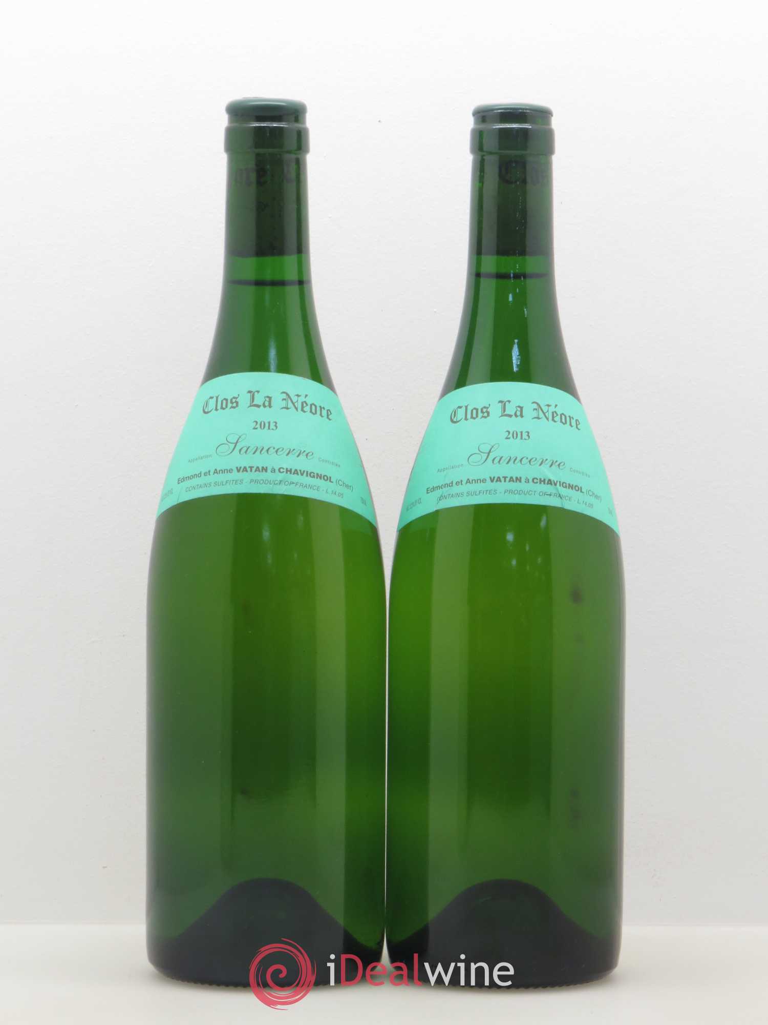 Sancerre Clos la Neore Edmond Vatan 2013 - Lot de 2 bouteilles - 0