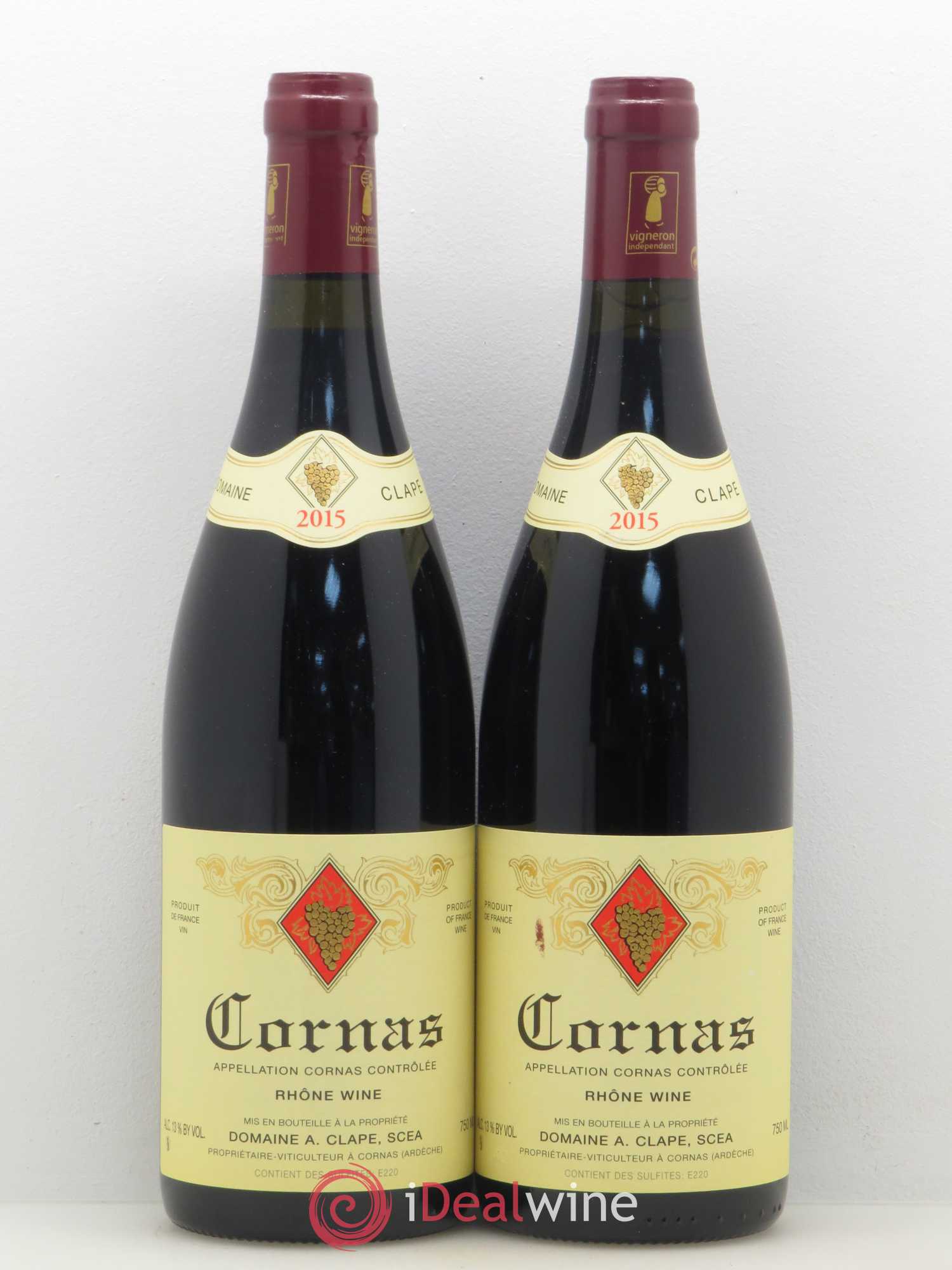 Cornas Auguste Clape 2015 - Lot de 2 bouteilles - 0