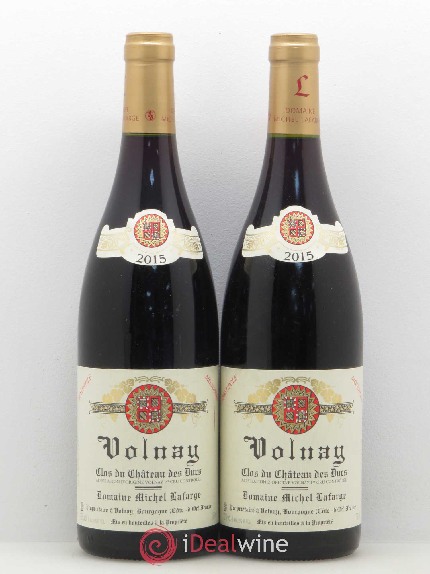 Volnay 1er Cru Clos du Château des Ducs Lafarge (Domaine) 2015 - Lot de 2 bouteilles - 0