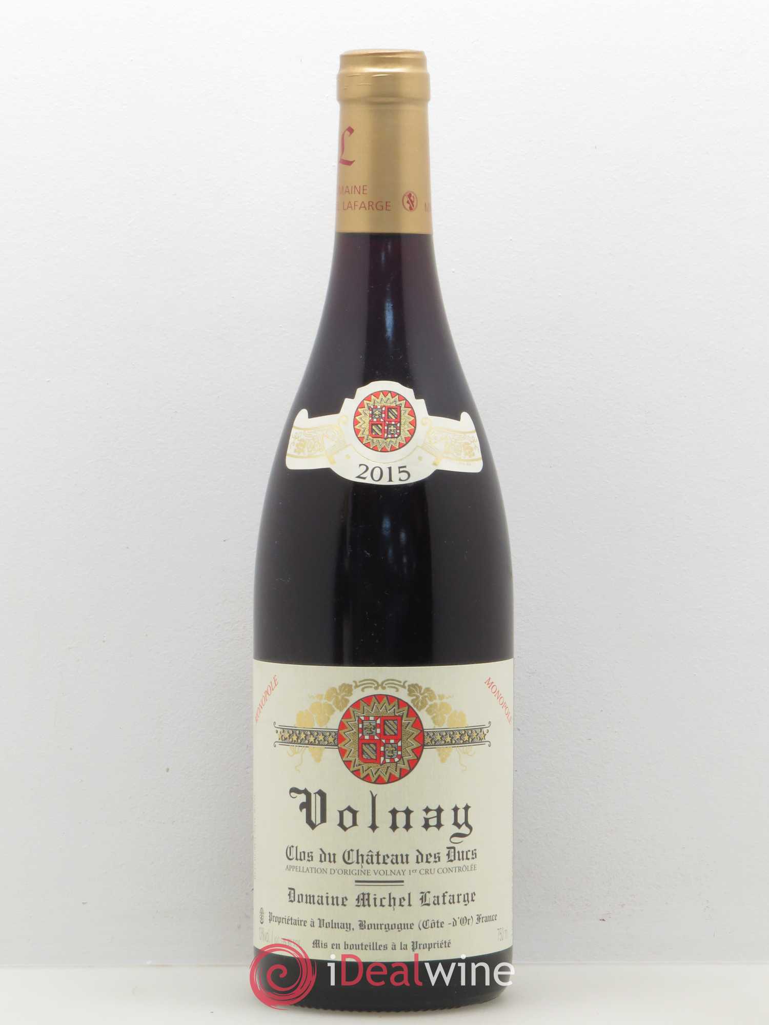 Volnay 1er Cru Clos du Château des Ducs Lafarge (Domaine) 2015 - Lot de 1 bouteille - 0