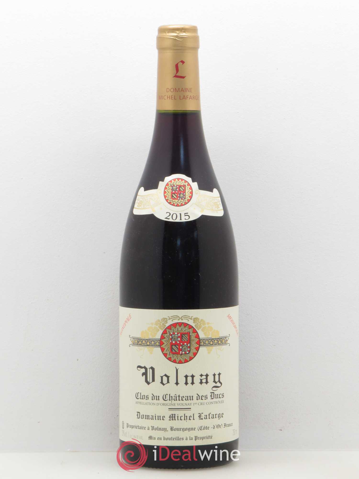 Volnay 1er Cru Clos du Château des Ducs Lafarge (Domaine) 2015 - Lot de 1 bouteille - 0