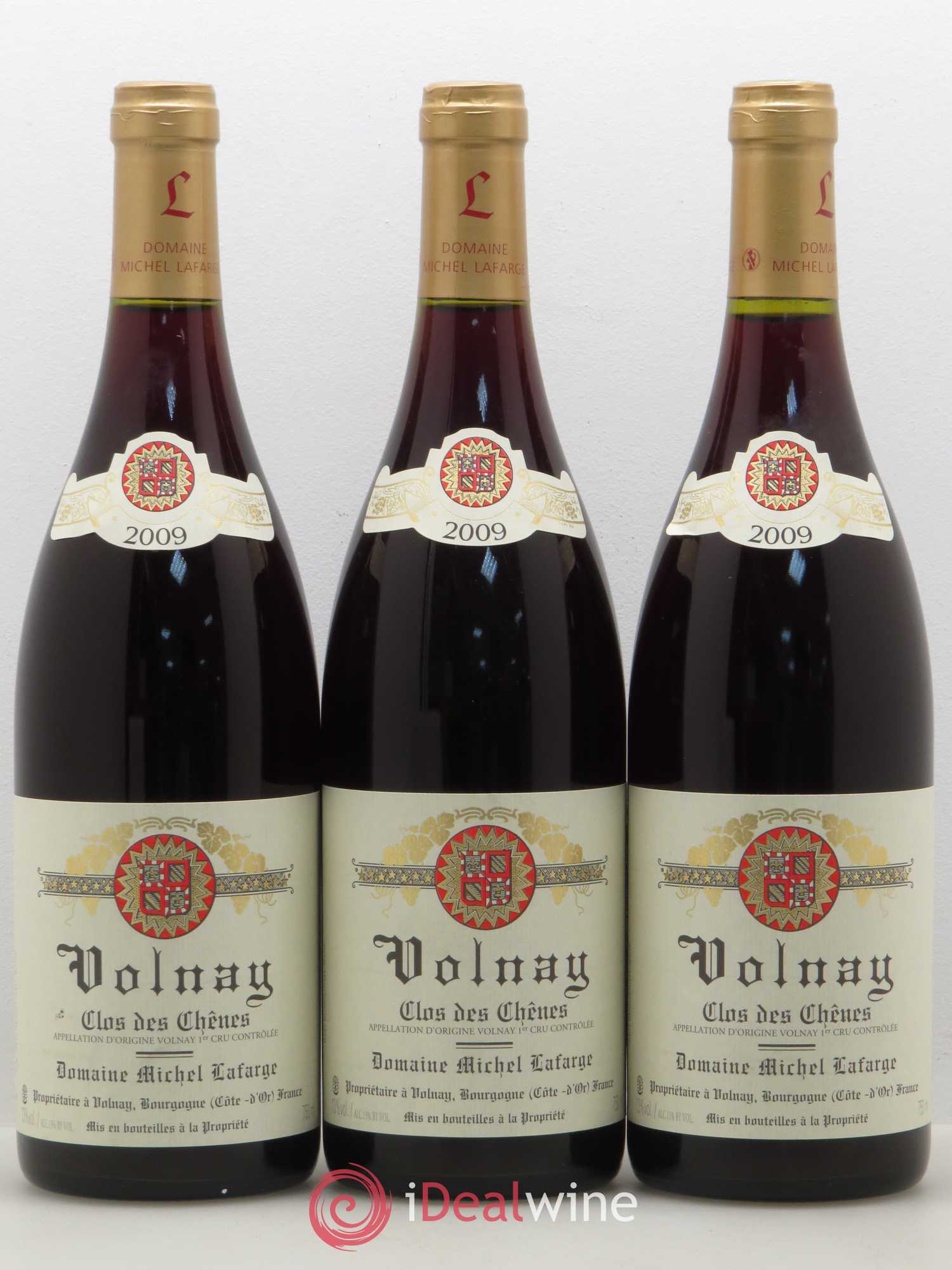 Volnay 1er Cru Clos des Chênes Lafarge (Domaine) 2009 - Lot de 3 bouteilles - 0