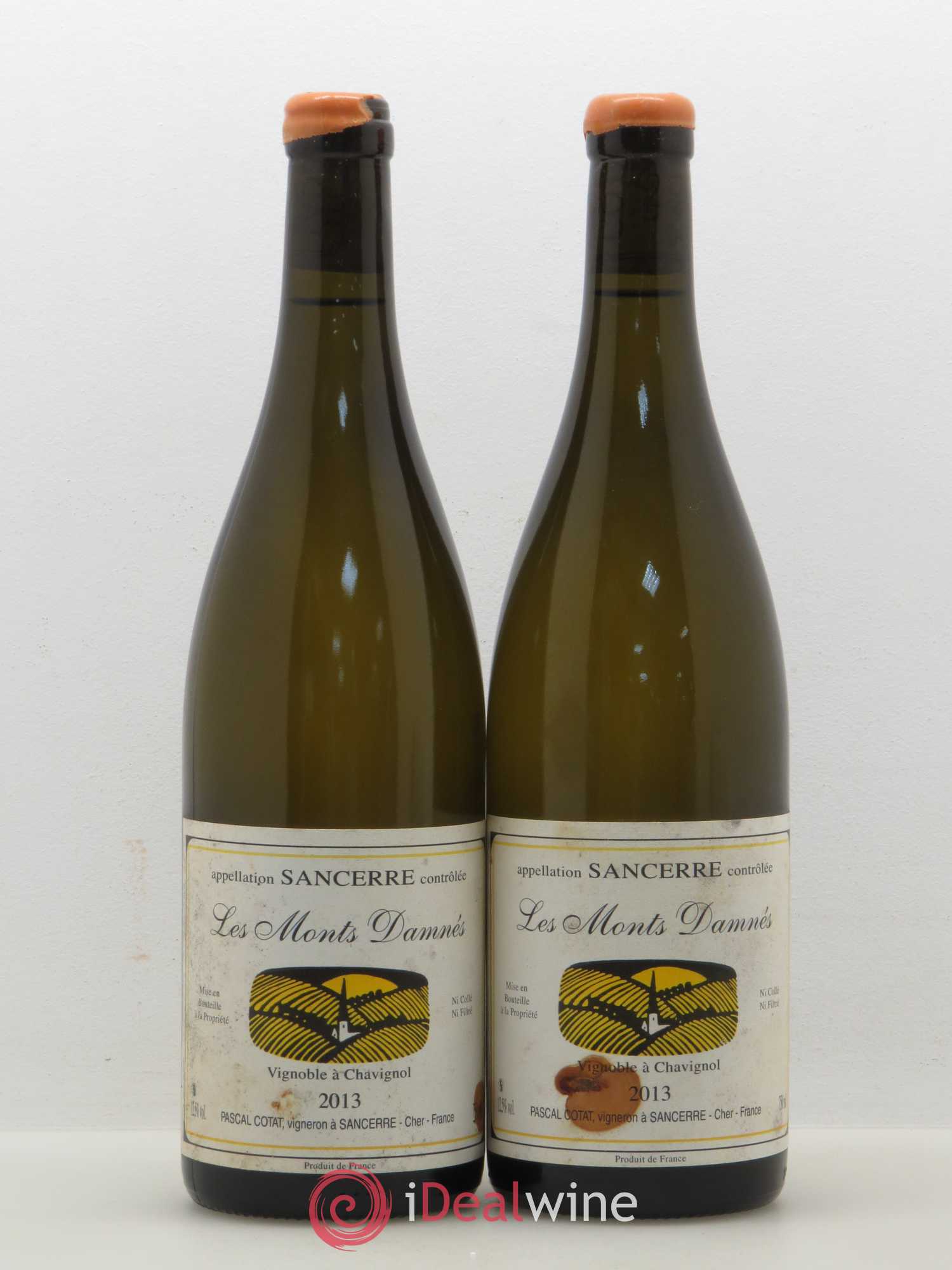 Sancerre Les Monts Damnés Pascal Cotat 2013 - Lot de 2 bouteilles - 0