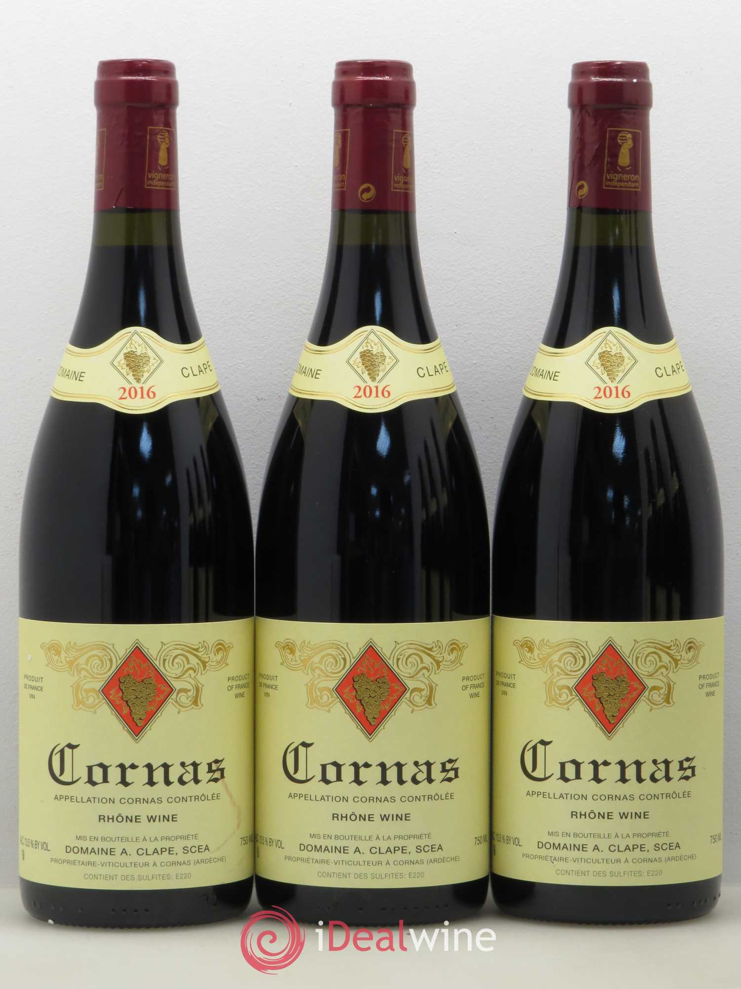 Cornas Auguste Clape 2016 - Lot de 6 bouteilles - 1