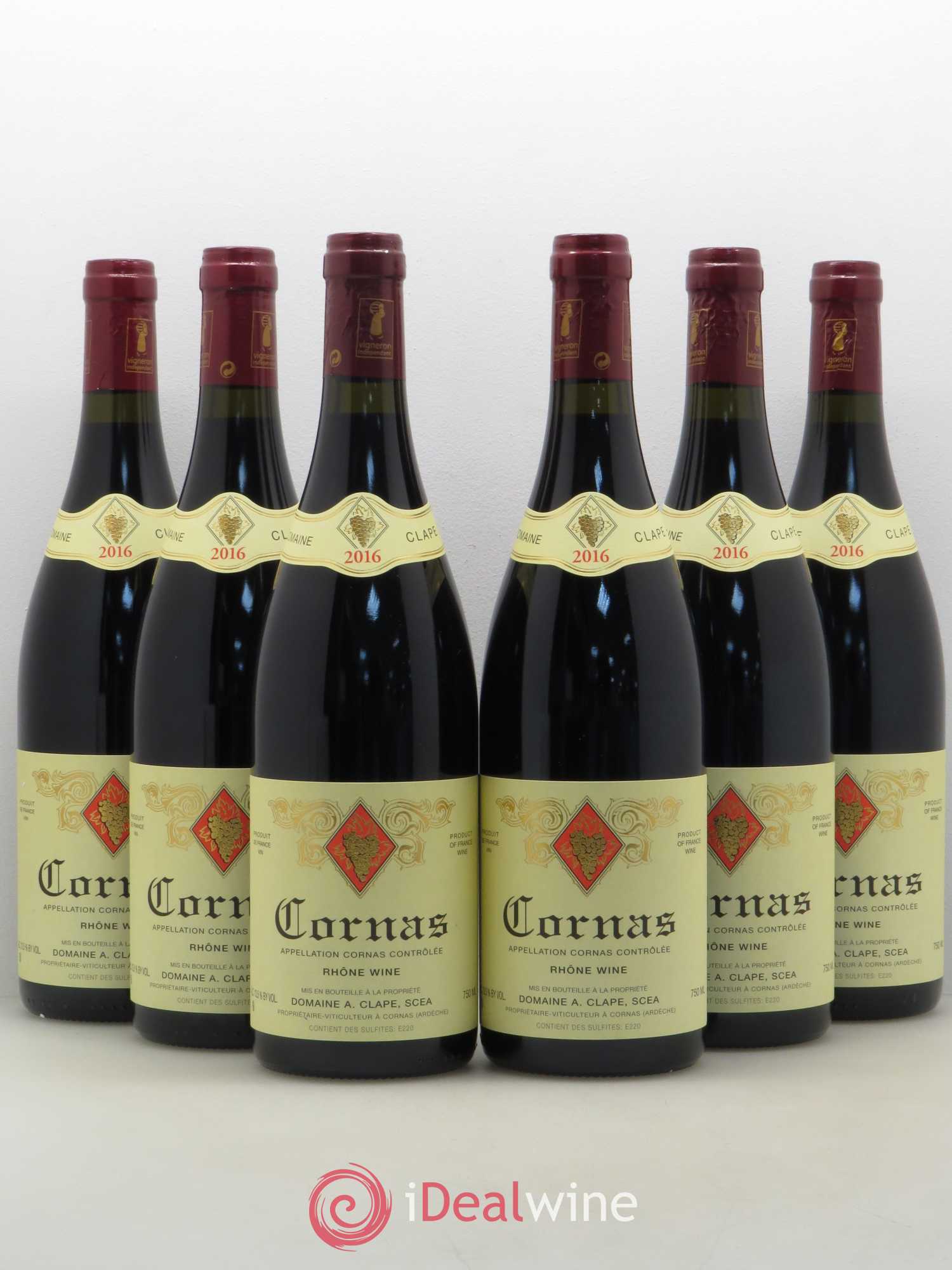 Cornas Auguste Clape 2016 - Lot de 6 bouteilles - 0