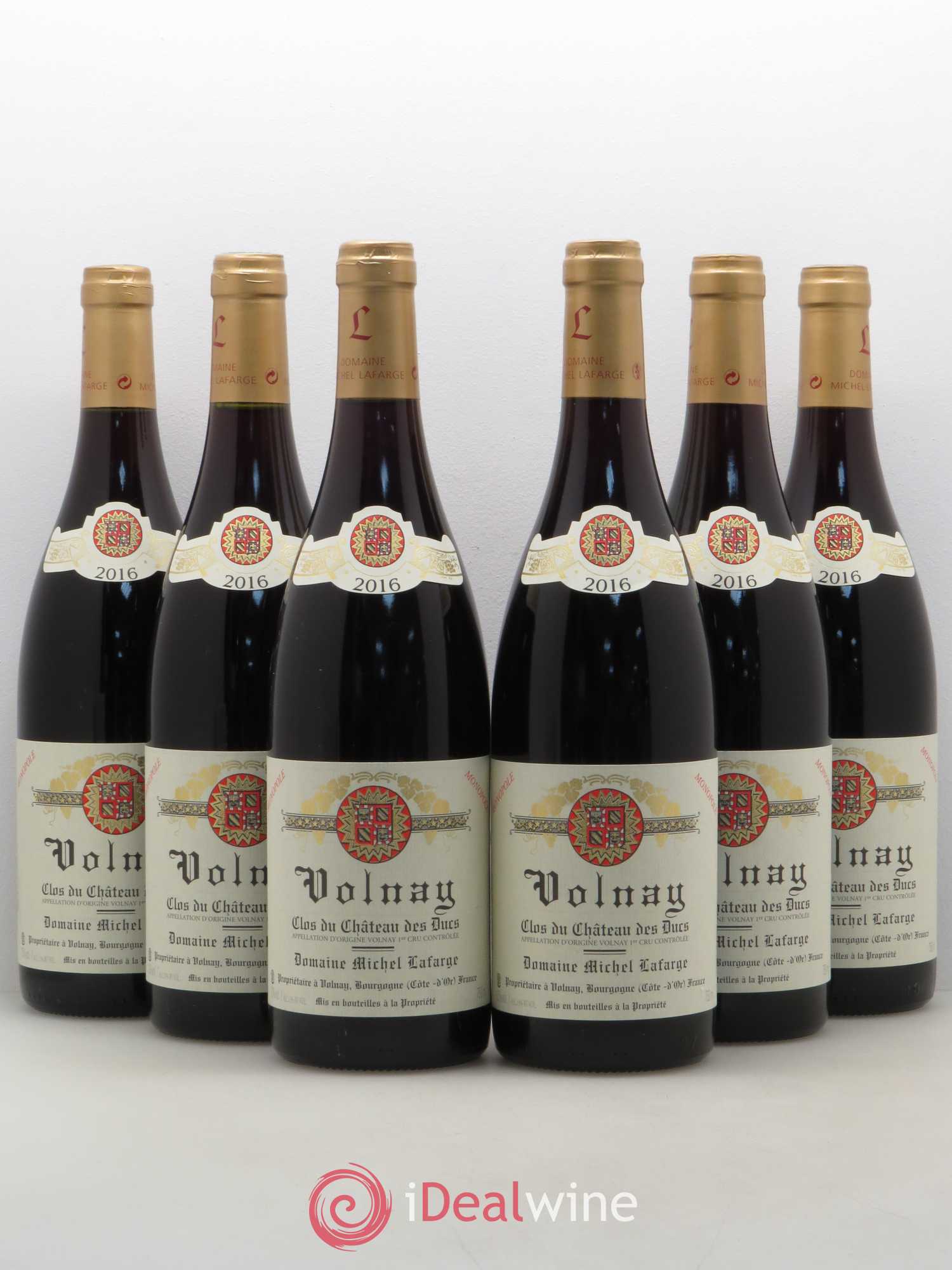 Volnay 1er Cru Clos du Château des Ducs Lafarge (Domaine) 2016 - Lot de 6 bouteilles - 0