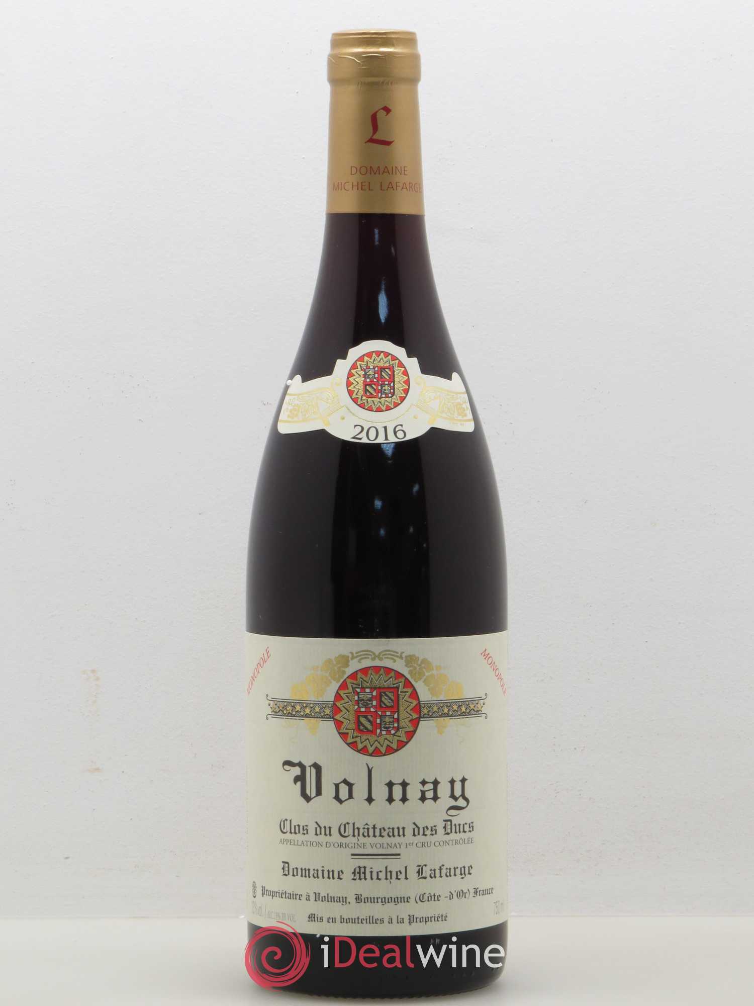 Volnay 1er Cru Clos du Château des Ducs Lafarge (Domaine) 2016 - Lot de 1 bouteille - 0