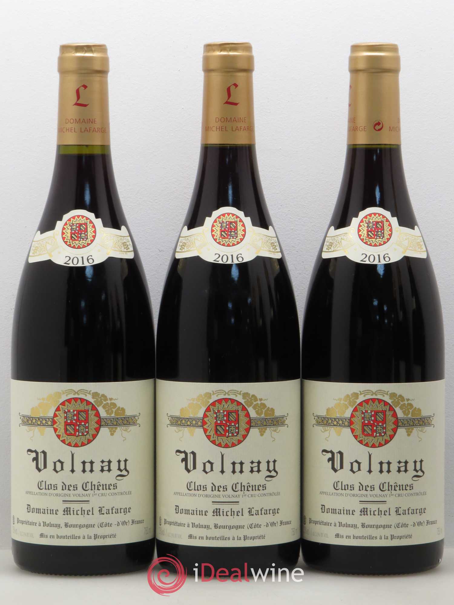 Volnay 1er Cru Clos des Chênes Lafarge (Domaine) 2016 - Lot de 6 bouteilles - 1