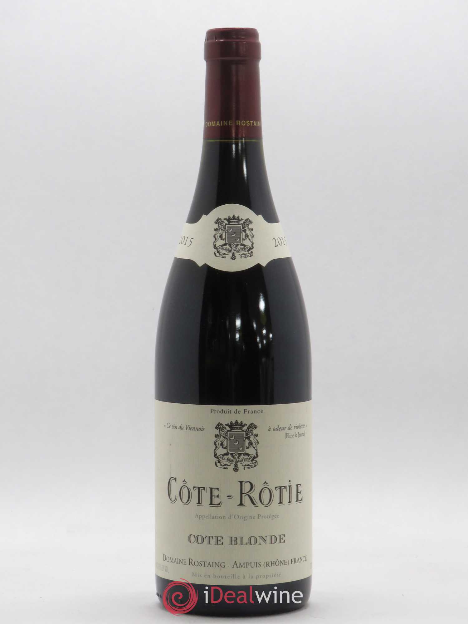 Côte-Rôtie Côte Blonde René Rostaing 2015 - Lot of 1 bottle - 0