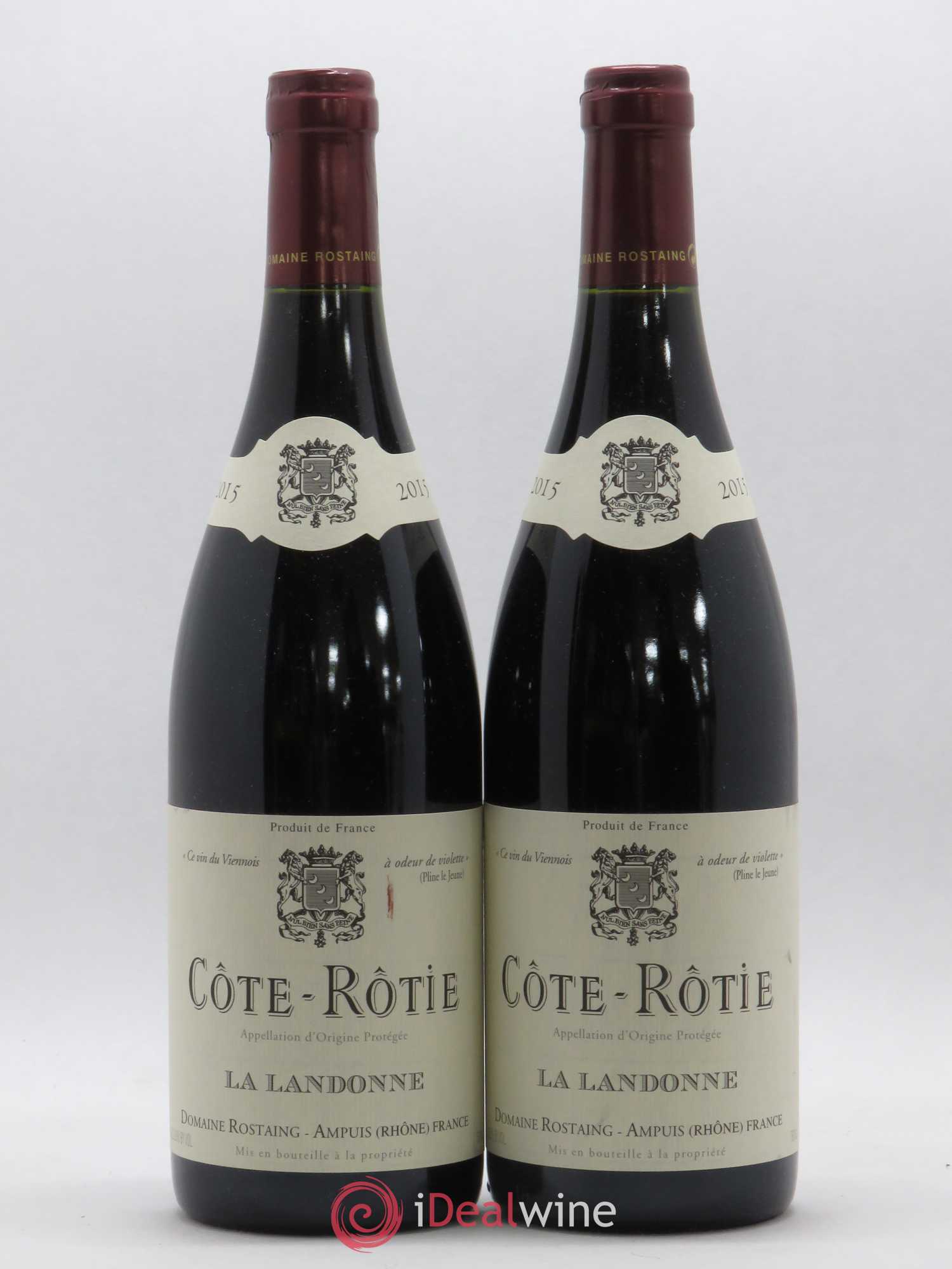 Côte-Rôtie La Landonne René Rostaing 2015 - Lot de 2 bouteilles - 0