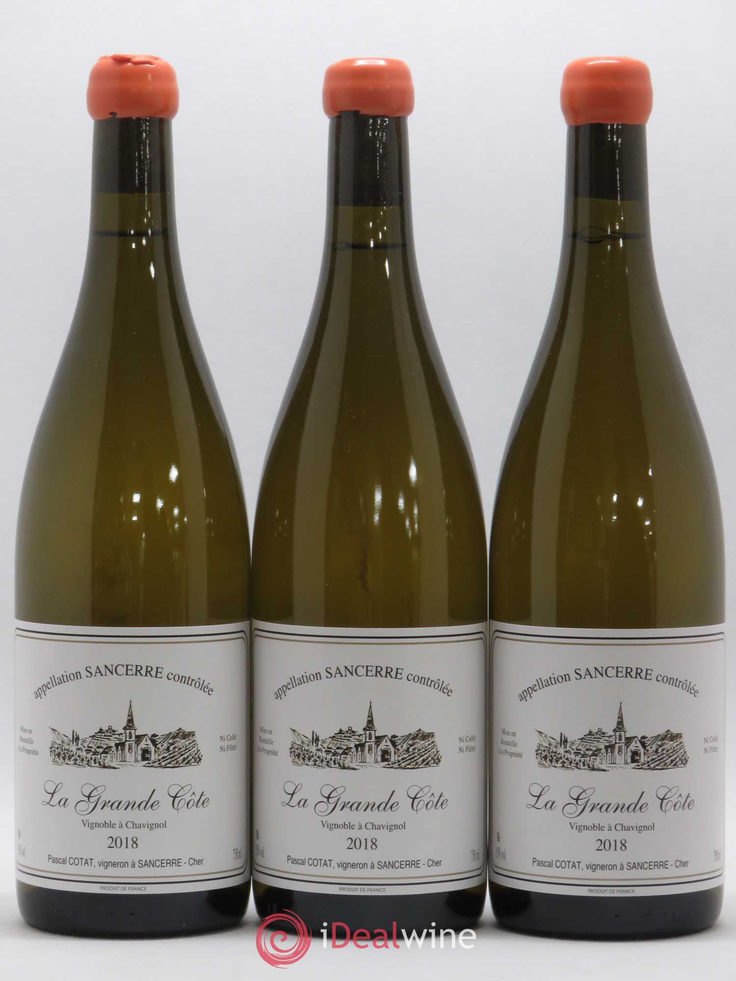 Sancerre La Grande Côte Pascal Cotat 2018 - Lot de 3 bouteilles - 0