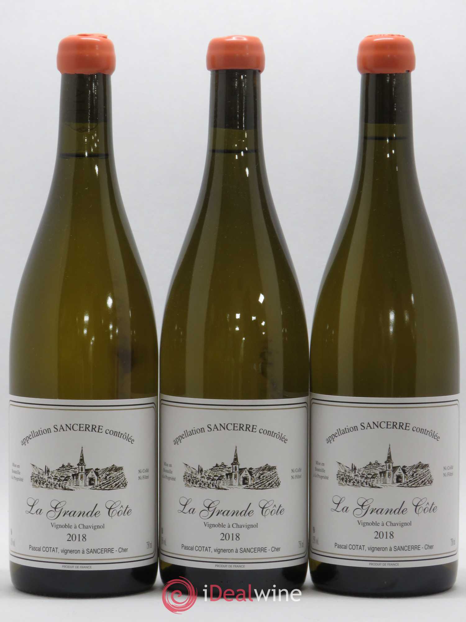 Sancerre La Grande Côte Pascal Cotat 2018 - Lot de 3 bouteilles - 0