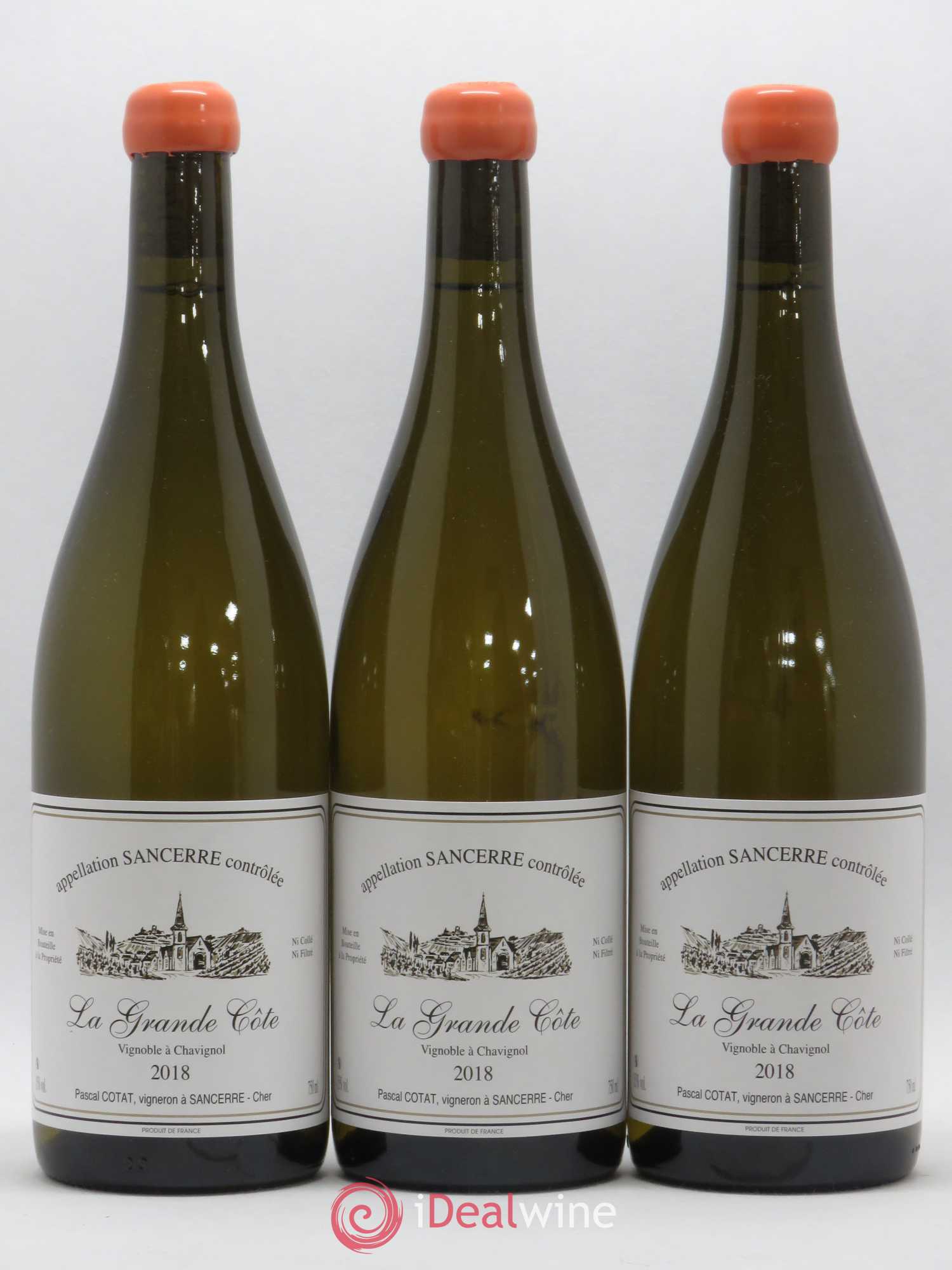 Sancerre La Grande Côte Pascal Cotat 2018 - Lot de 3 bouteilles - 0