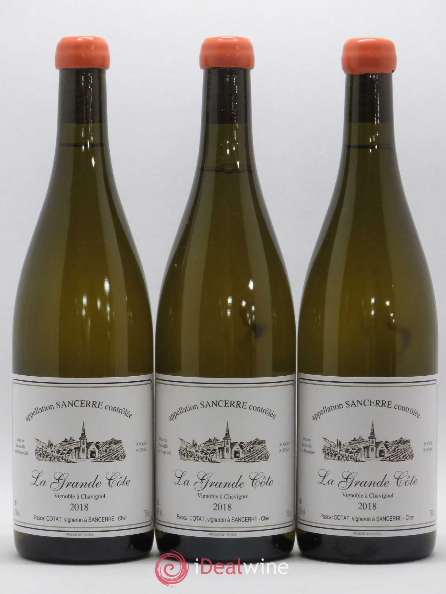 Sancerre La Grande Côte Pascal Cotat 2018 - Lot de 3 bouteilles - 0