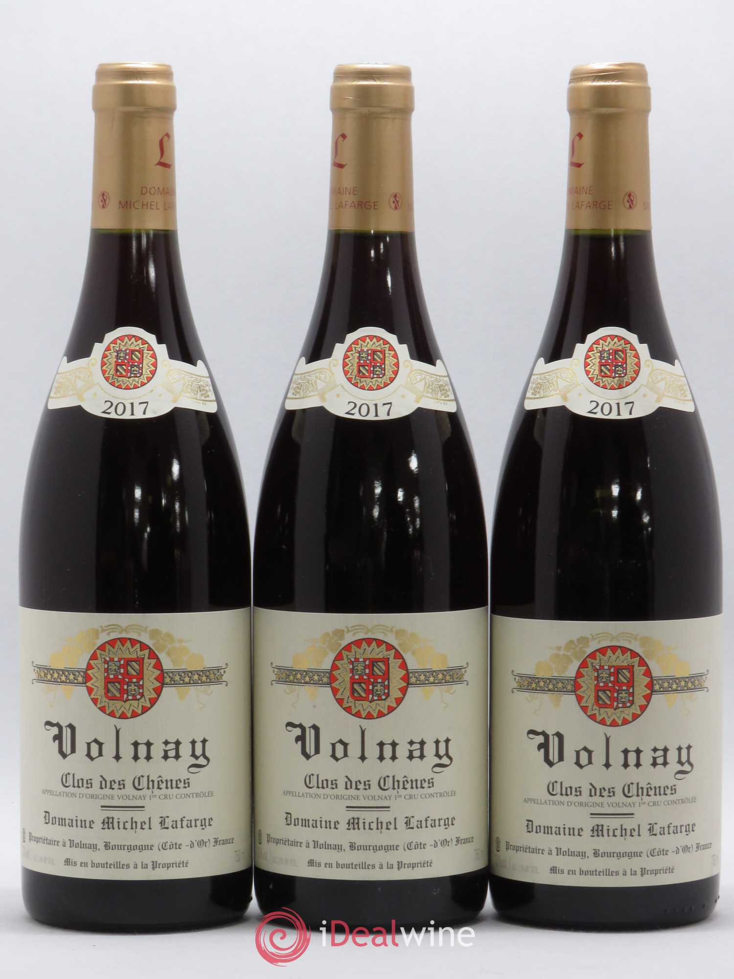 Volnay 1er Cru Clos des Chênes Lafarge (Domaine) 2017 - Lot de 3 bouteilles - 0