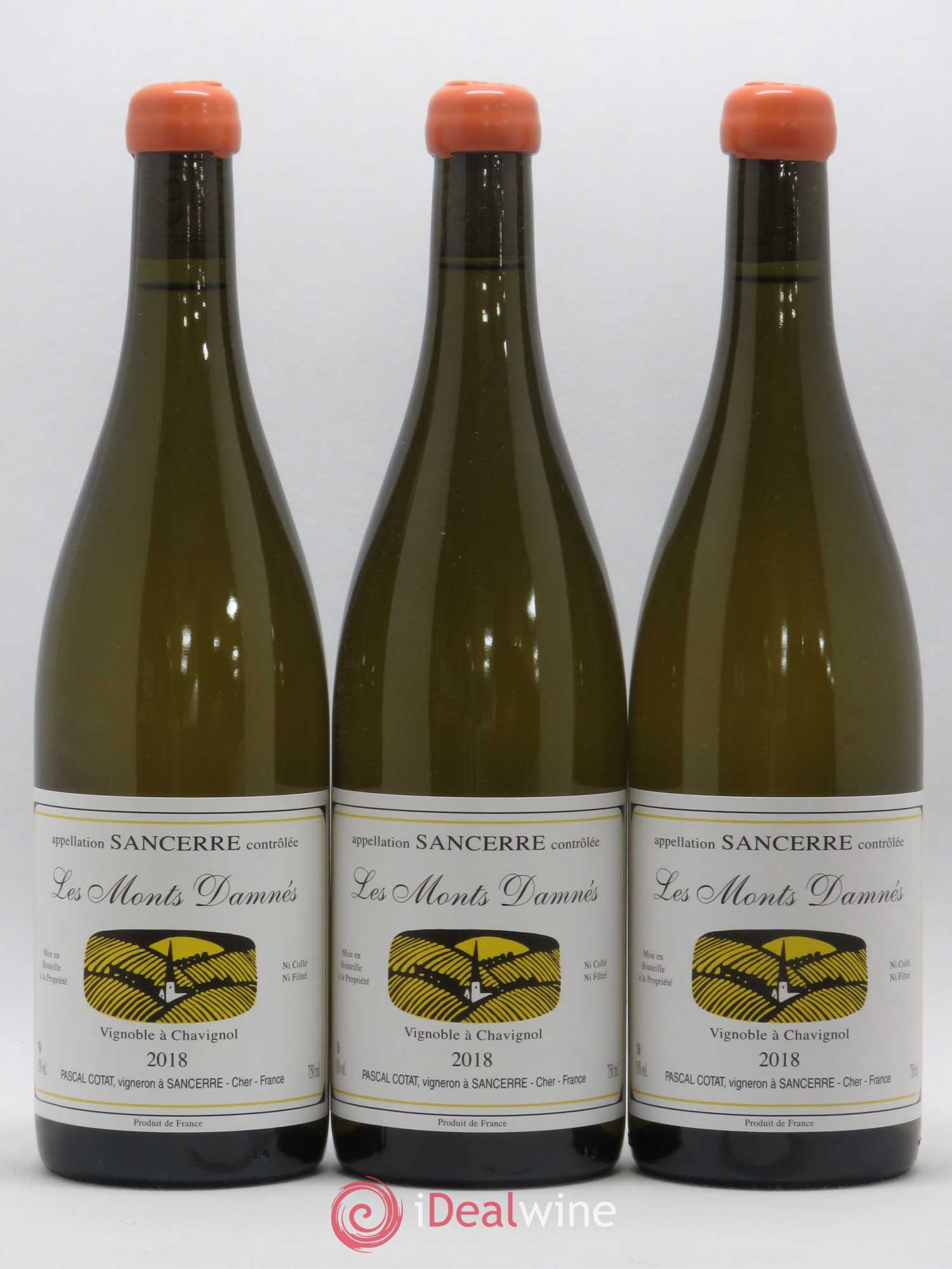 Sancerre Les Monts Damnés Pascal Cotat 2018 - Lot de 6 bouteilles - 1