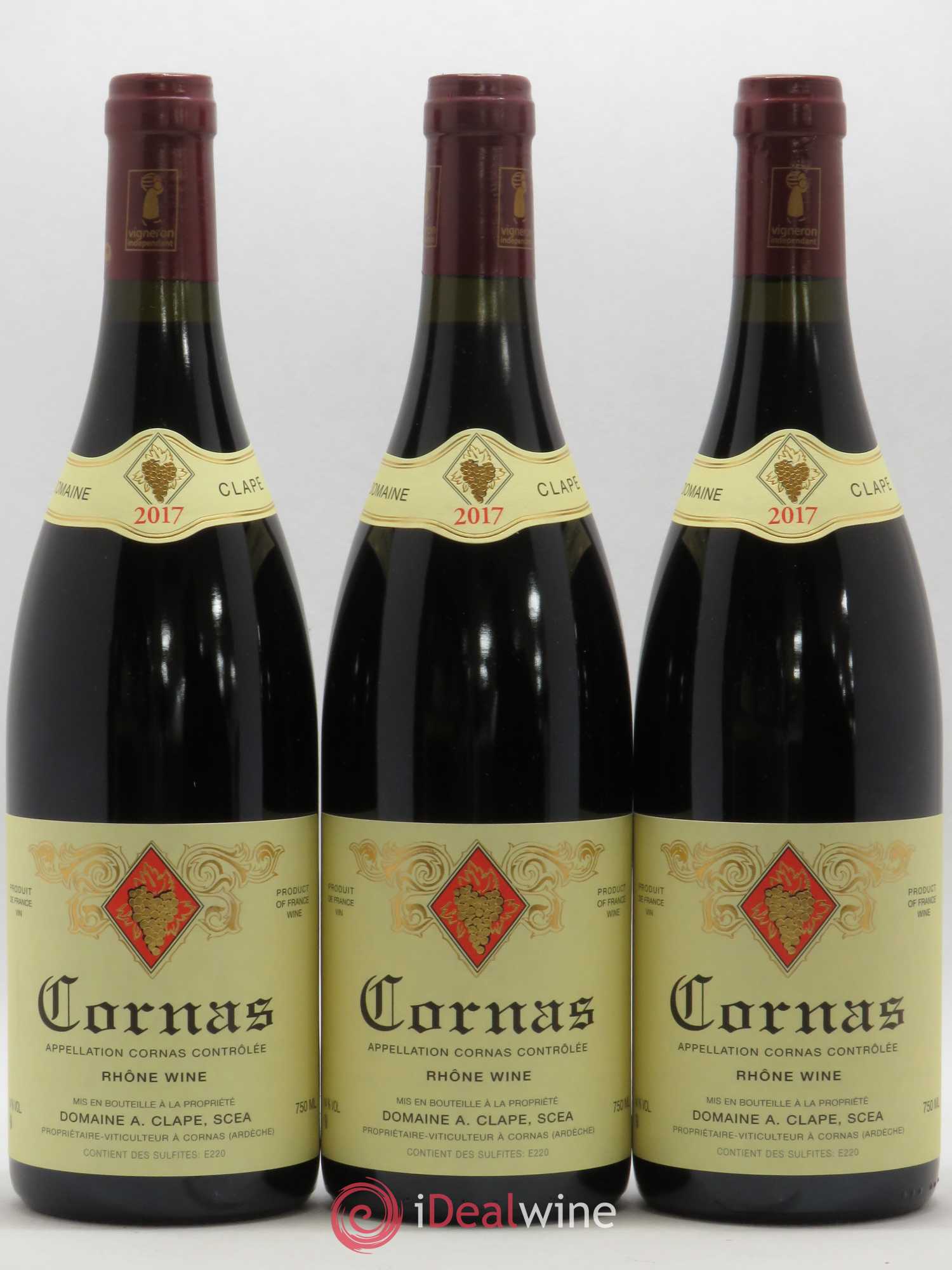 Cornas Auguste Clape 2017 - Lot de 6 bouteilles - 1