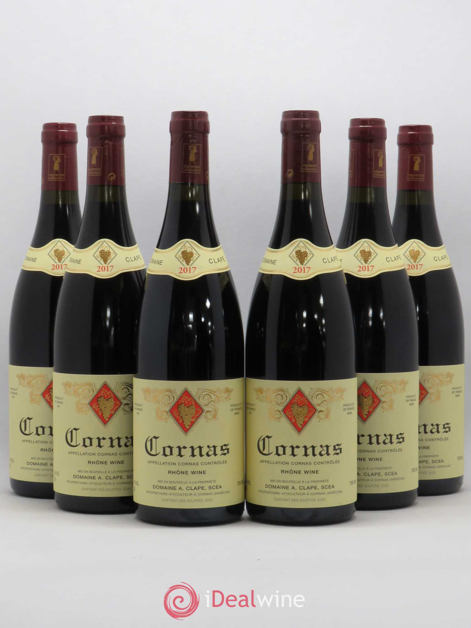 Cornas Auguste Clape 2017 - Lot de 6 bouteilles - 0