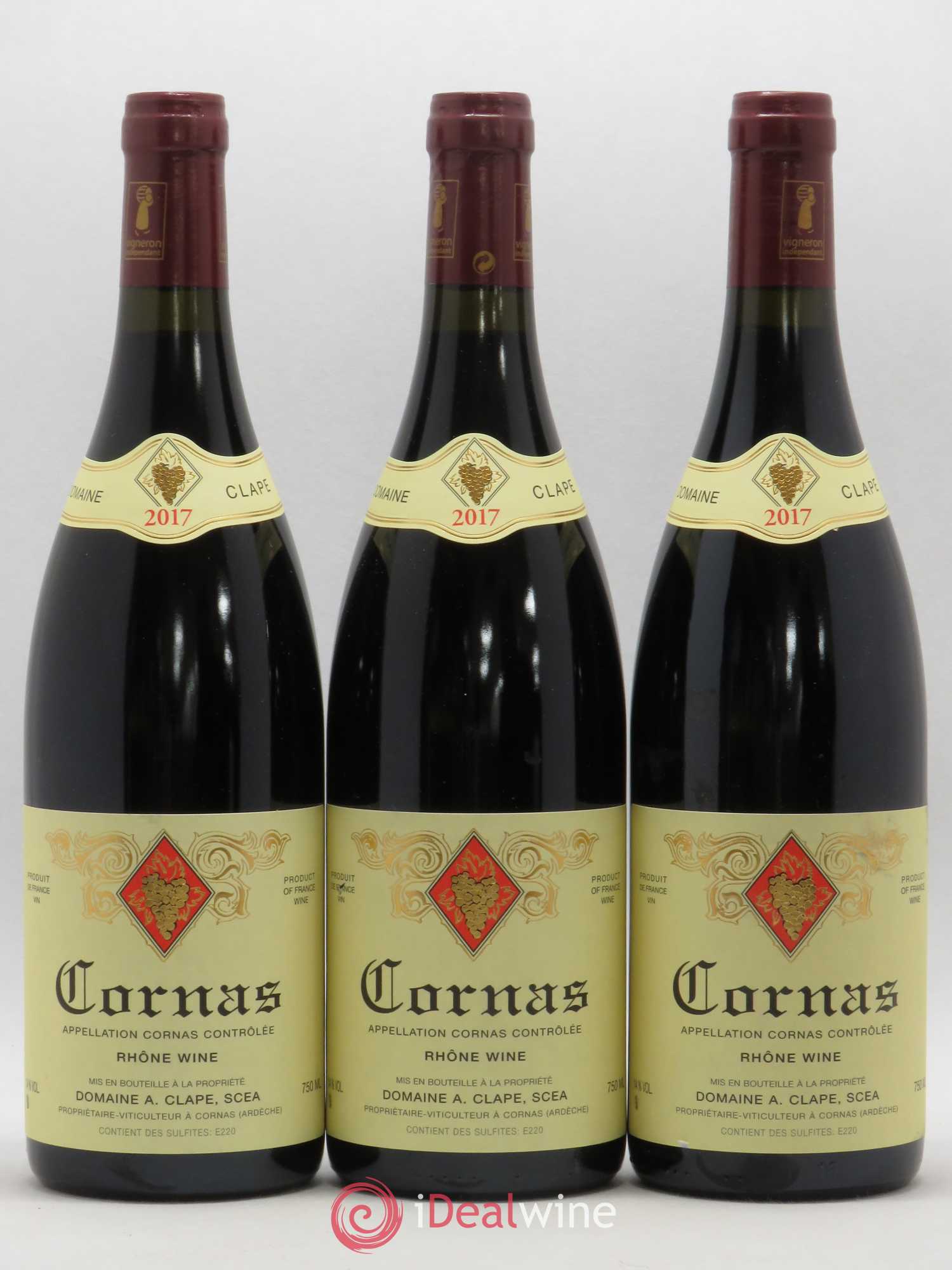 Cornas Auguste Clape 2017 - Posten von 3 Flaschen - 0