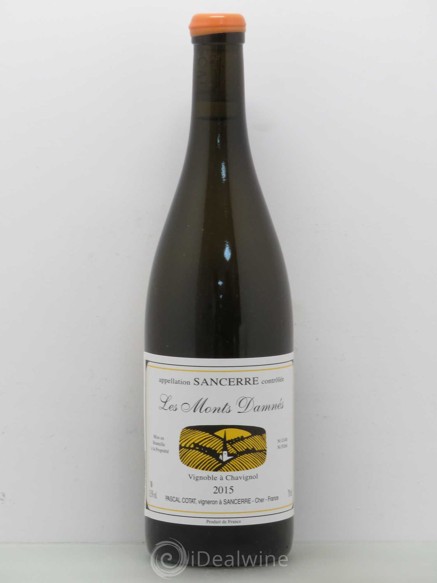 Sancerre Monts Damnes Pascal Cotat 2015 - Posten von 1 Flasche - 0