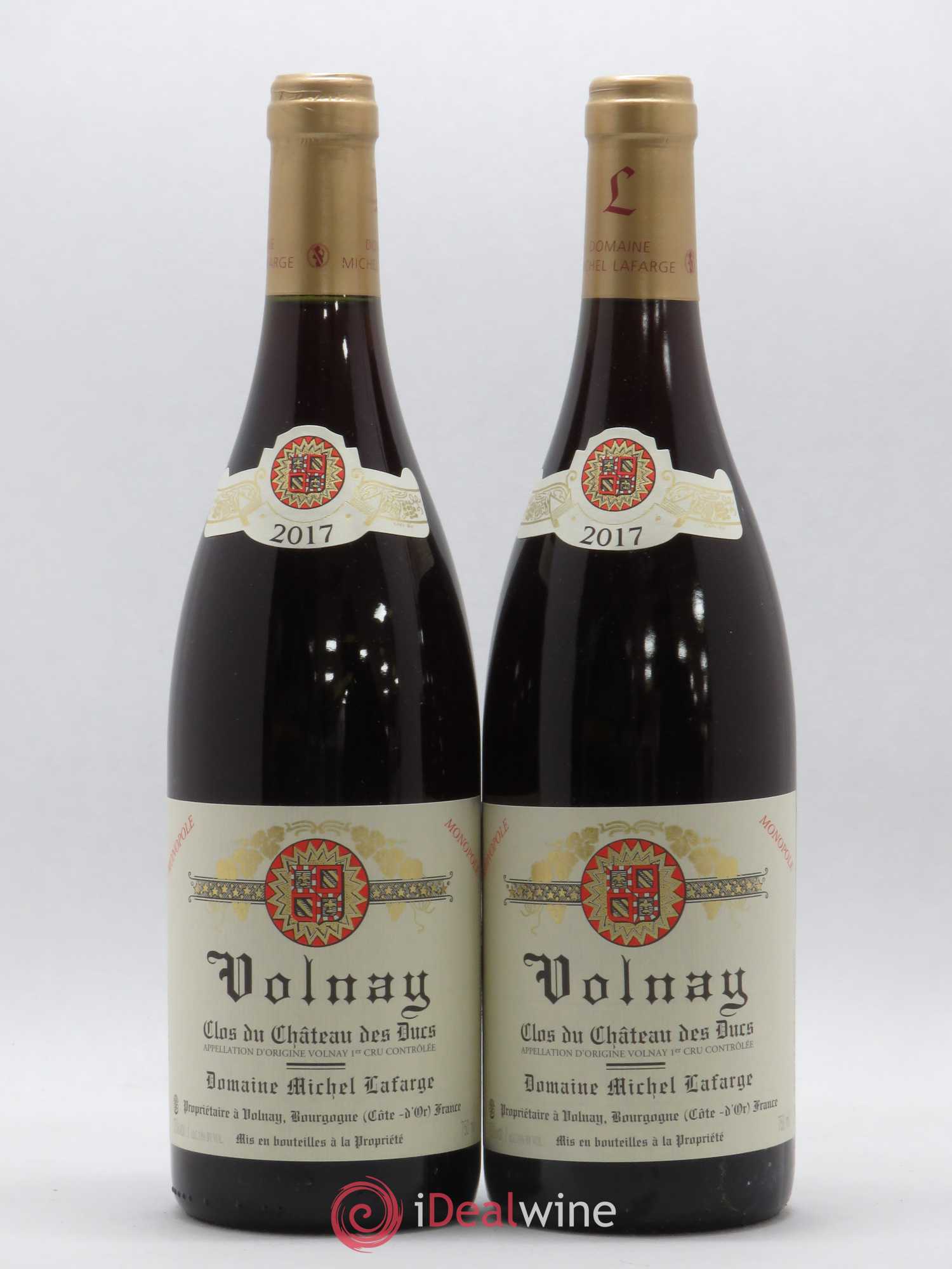 Volnay 1er Cru Clos du Château des Ducs Lafarge (Domaine) 2017 - Lot de 2 bouteilles - 0