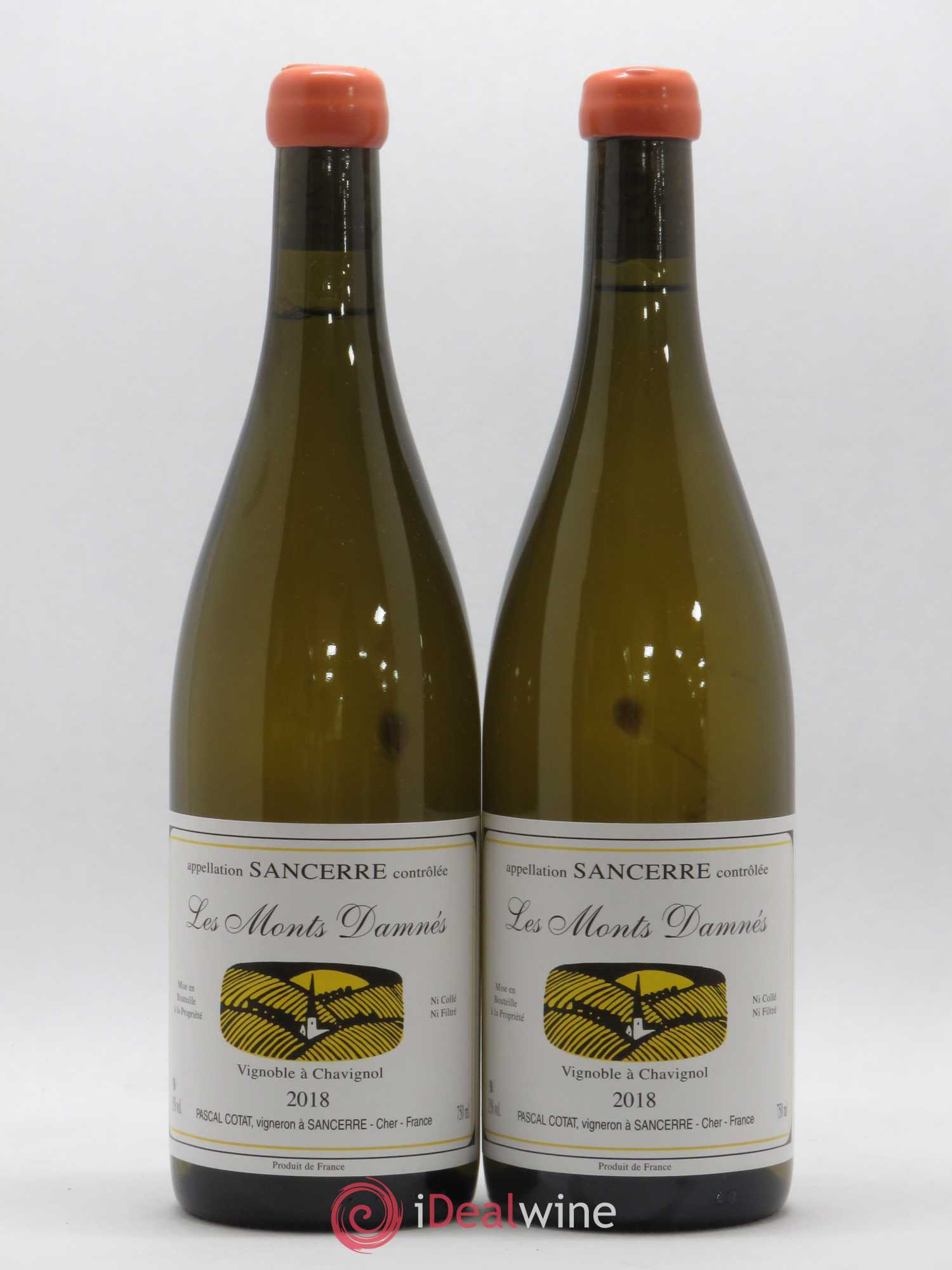 Sancerre Les Monts Damnés Pascal Cotat 2018 - Lot de 2 bouteilles - 0