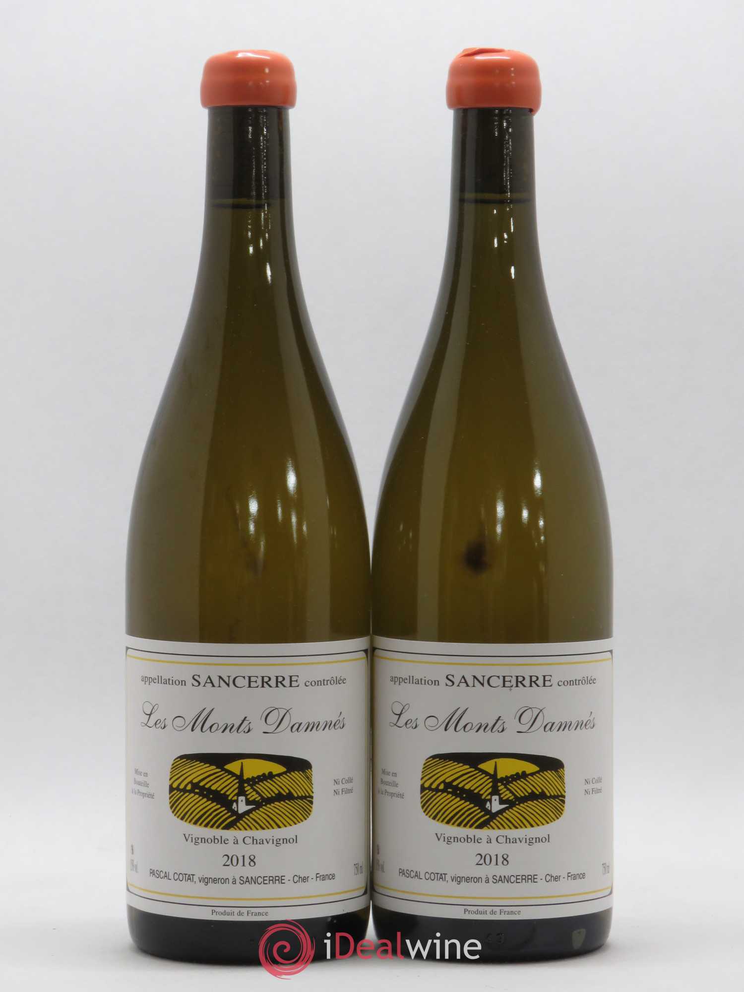 Sancerre Les Monts Damnés Pascal Cotat 2018 - Lot de 2 bouteilles - 0