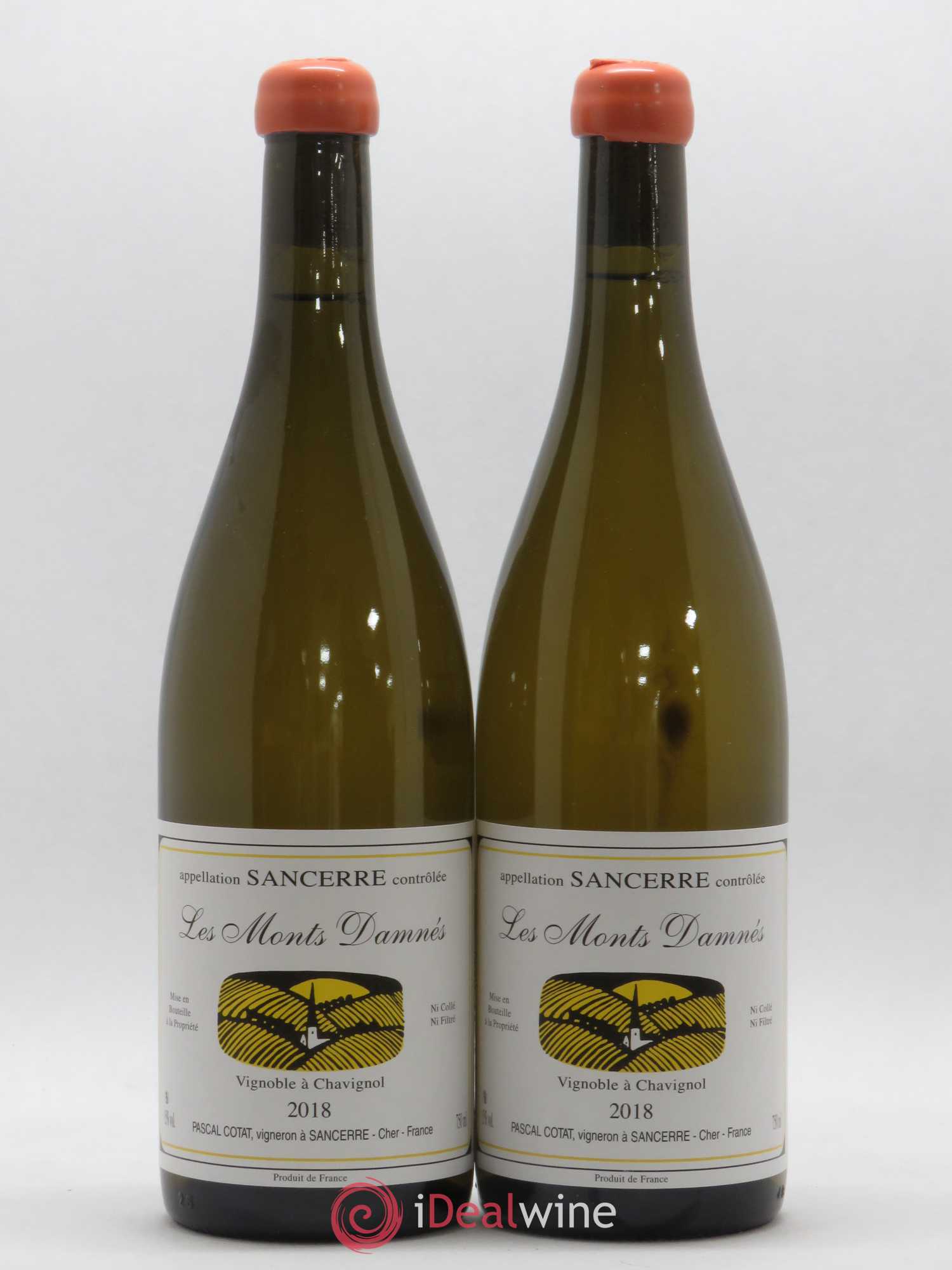 Sancerre Les Monts Damnés Pascal Cotat 2018 - Lot de 2 bouteilles - 0