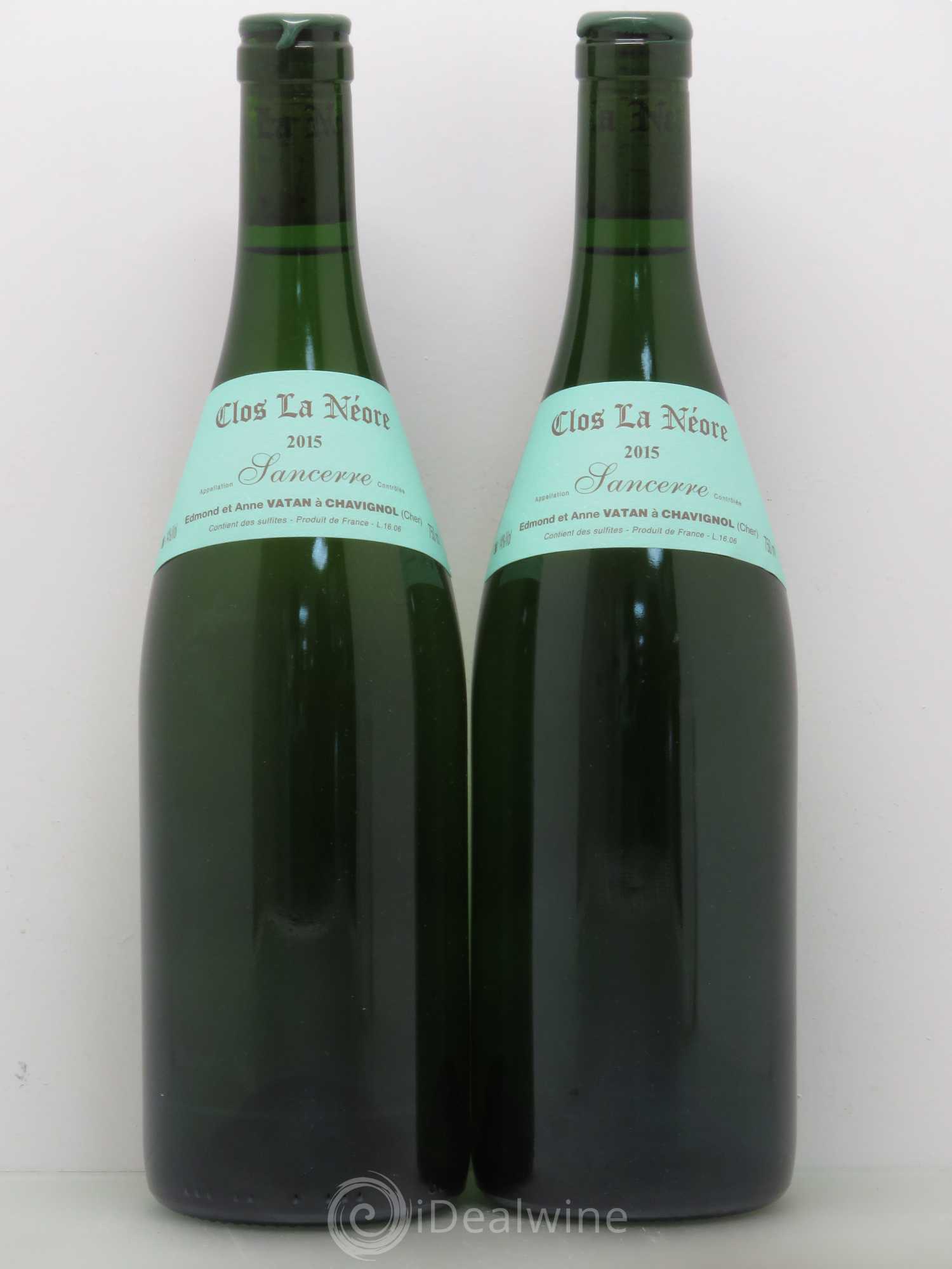 Sancerre Clos la Neore Edmond Vatan 2015 - Lot de 2 bouteilles - 0