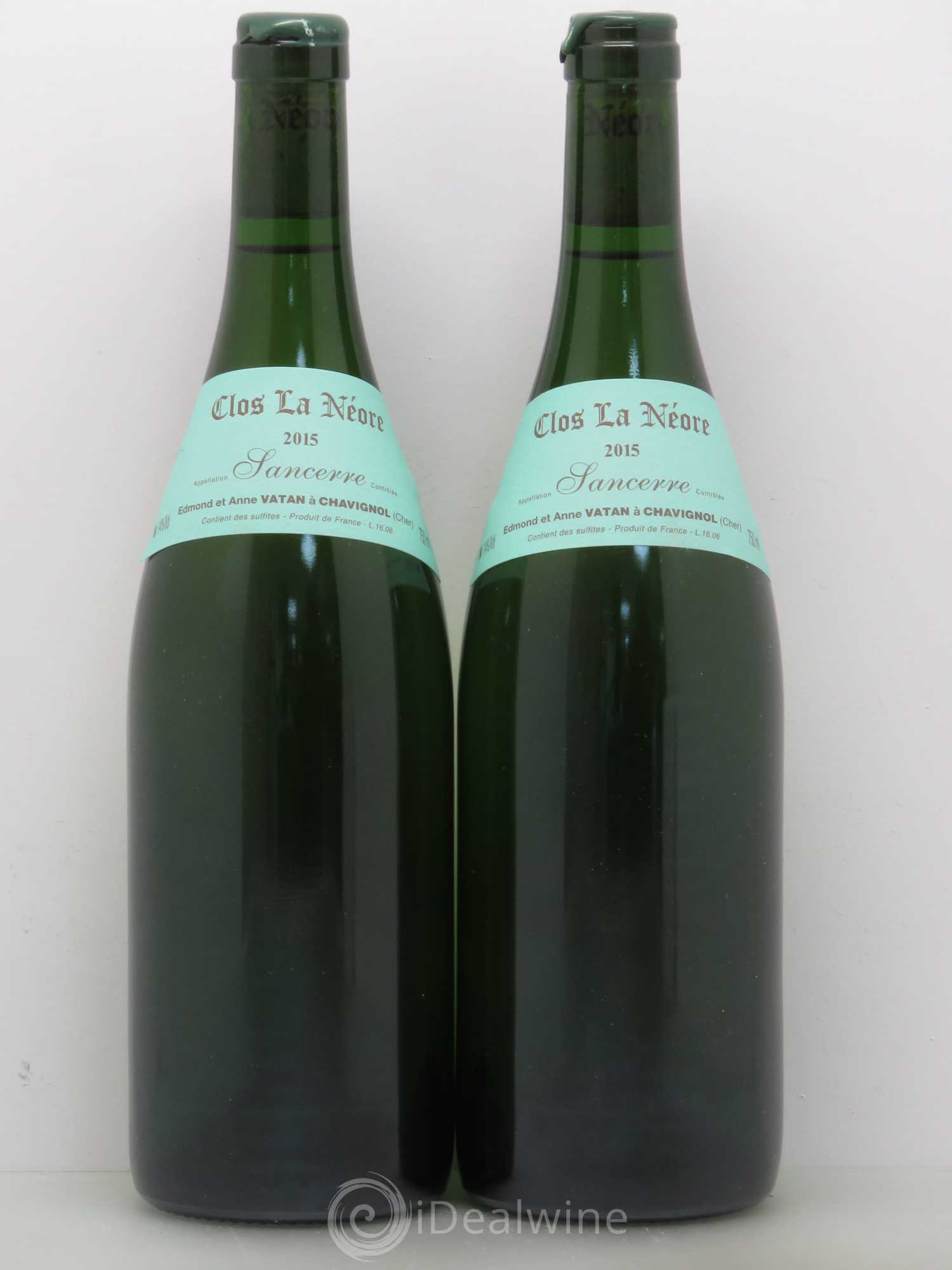 Sancerre Clos la Neore Edmond Vatan 2015 - Lot de 2 bouteilles - 0