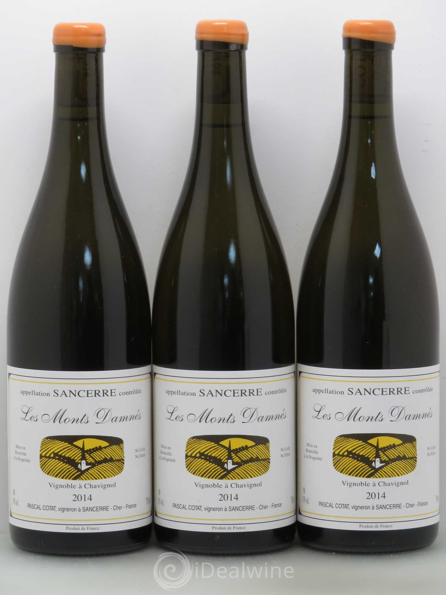 Sancerre Monts Damnes Pascal Cotat 2014 - Posten von 6 Flaschen - 1
