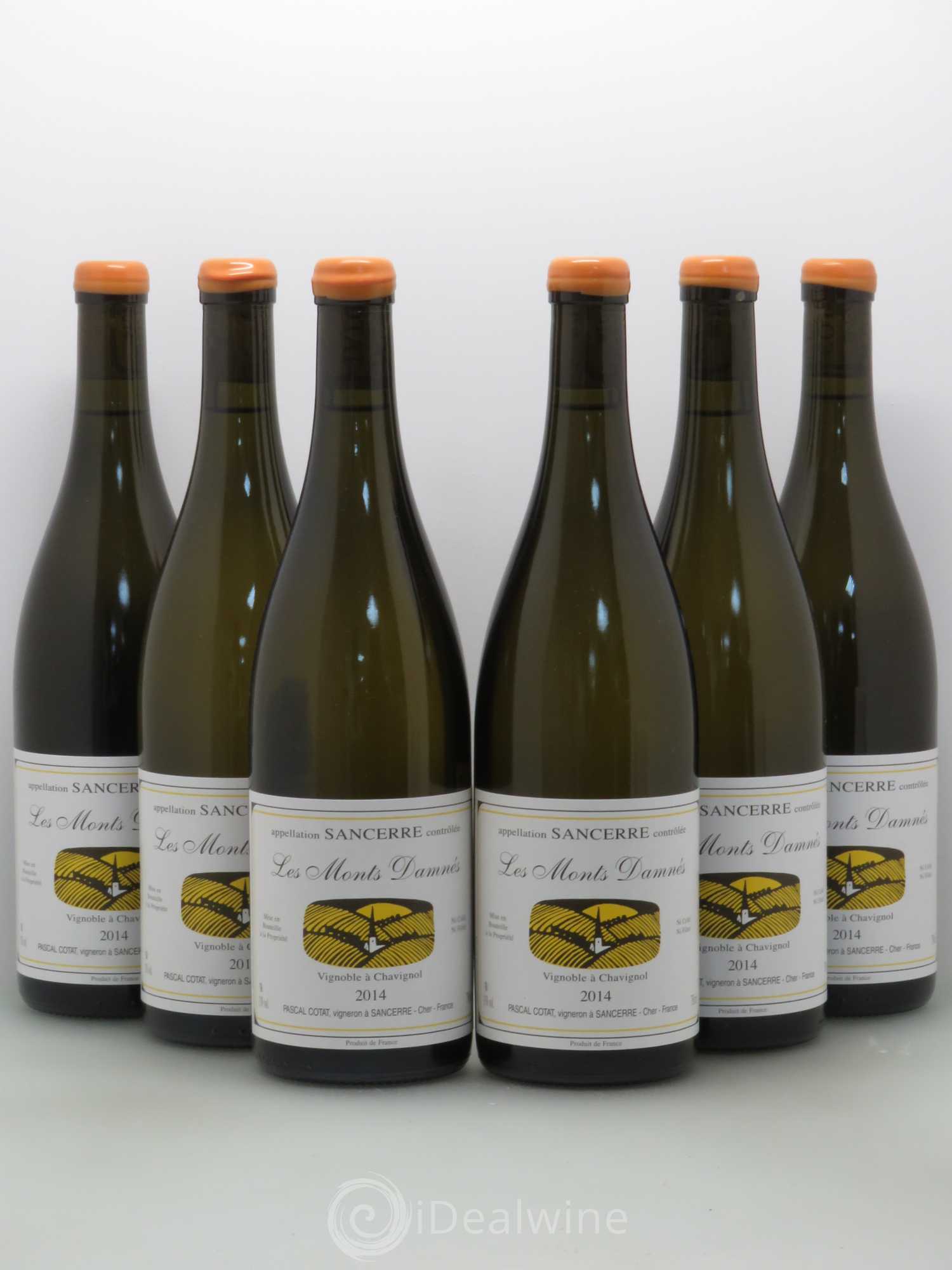 Sancerre Monts Damnes Pascal Cotat 2014 - Posten von 6 Flaschen - 0