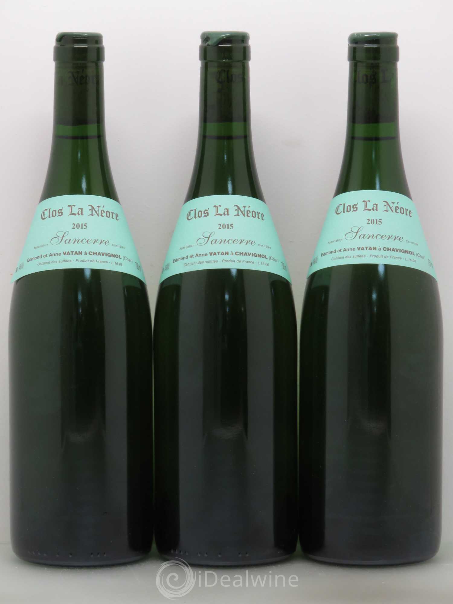 Sancerre Clos la Neore Edmond Vatan 2015 - Lot de 6 bouteilles - 1