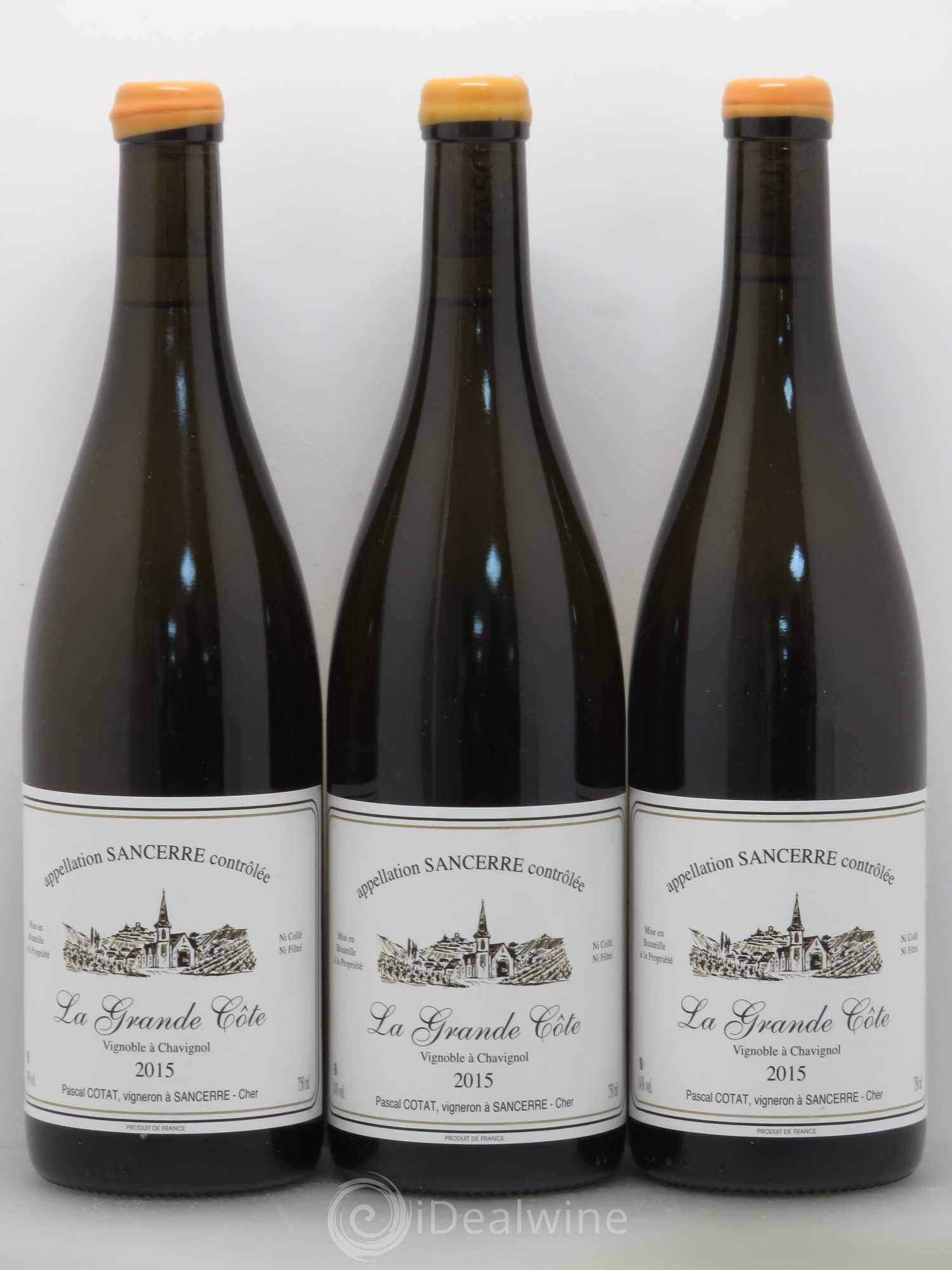 Sancerre Grande Côte Pascal Cotat 2015 - Posten von 6 Flaschen - 1