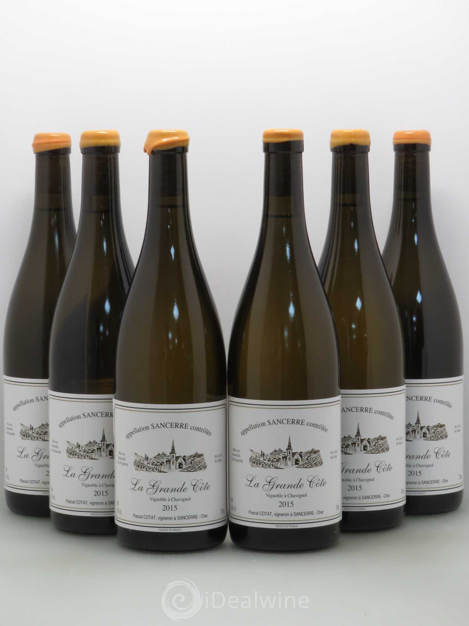 Sancerre Grande Côte Pascal Cotat 2015 - Posten von 6 Flaschen - 0