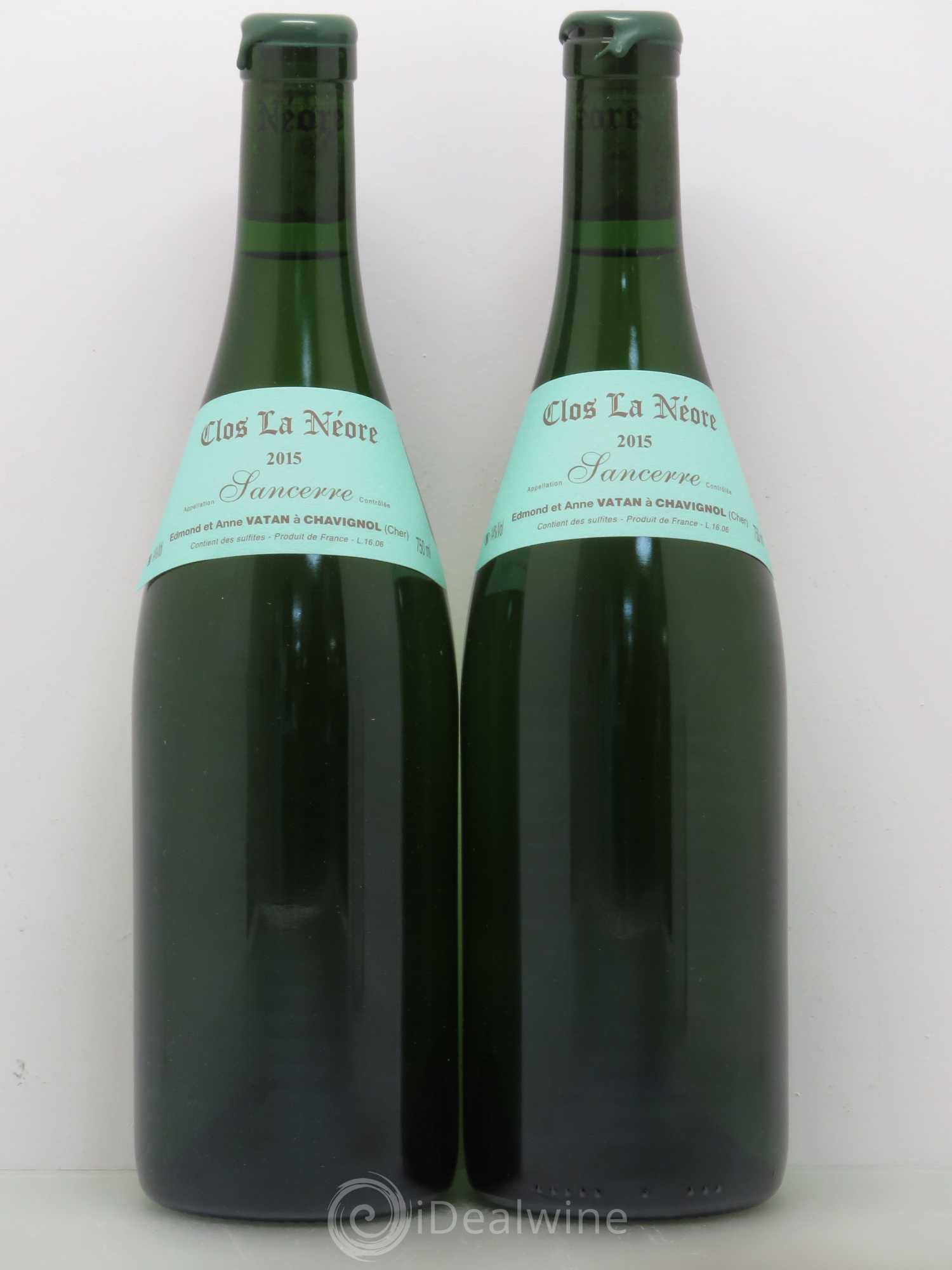 Sancerre Clos la Neore Edmond Vatan 2015 - Lot de 2 bouteilles - 0