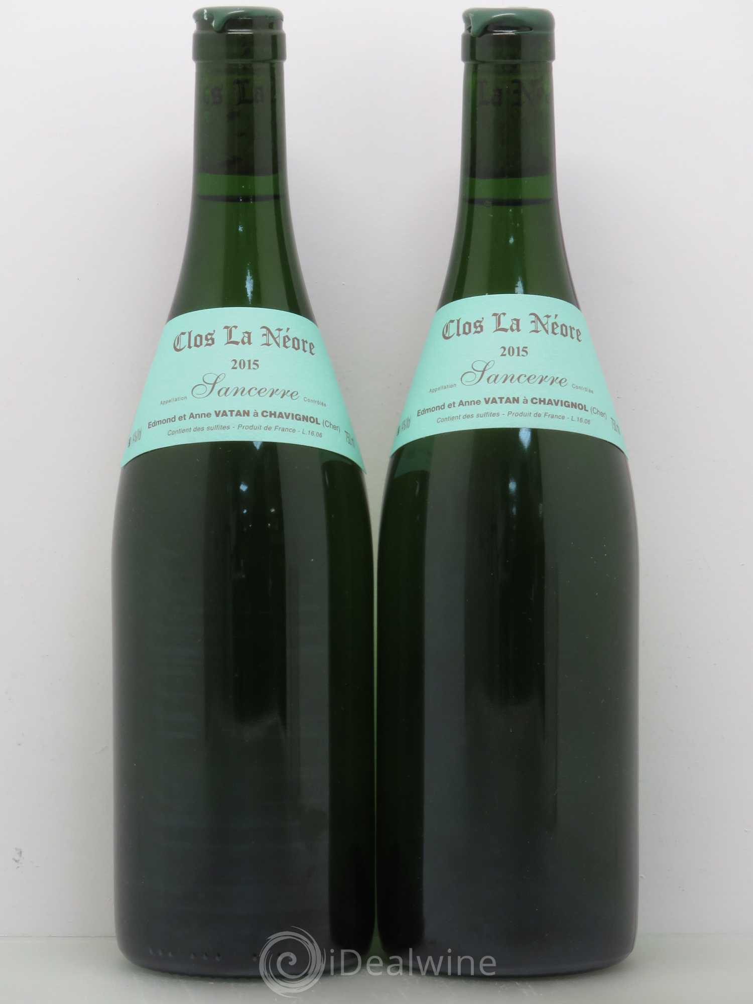 Sancerre Clos la Neore Edmond Vatan 2015 - Lot de 2 bouteilles - 0