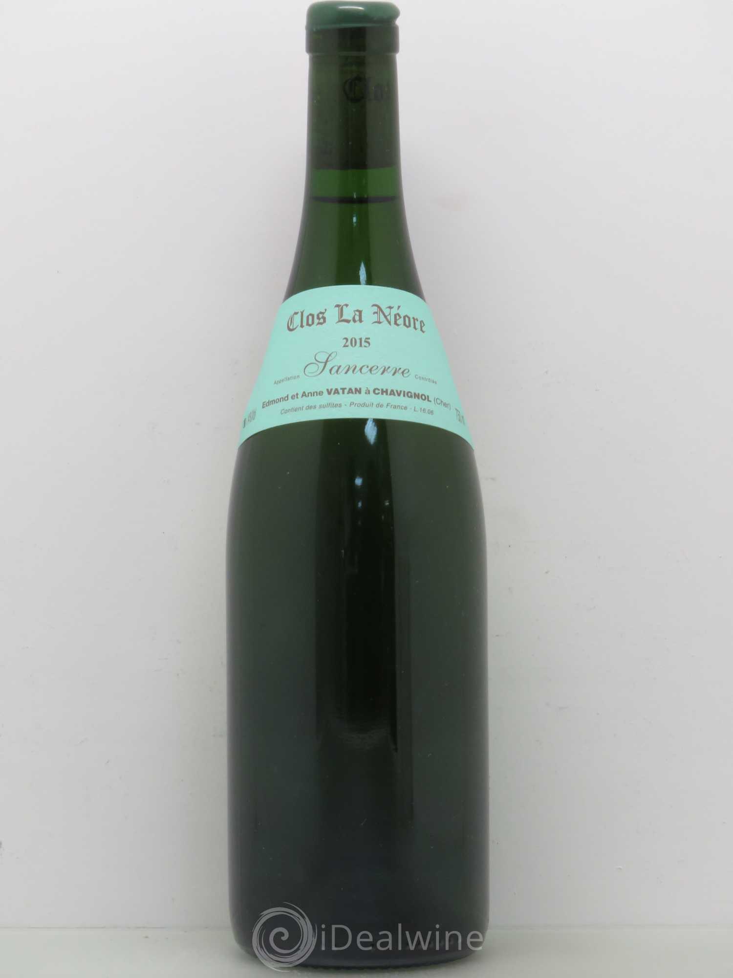 Sancerre Clos la Neore Edmond Vatan 2015 - Lot de 1 bouteille - 0