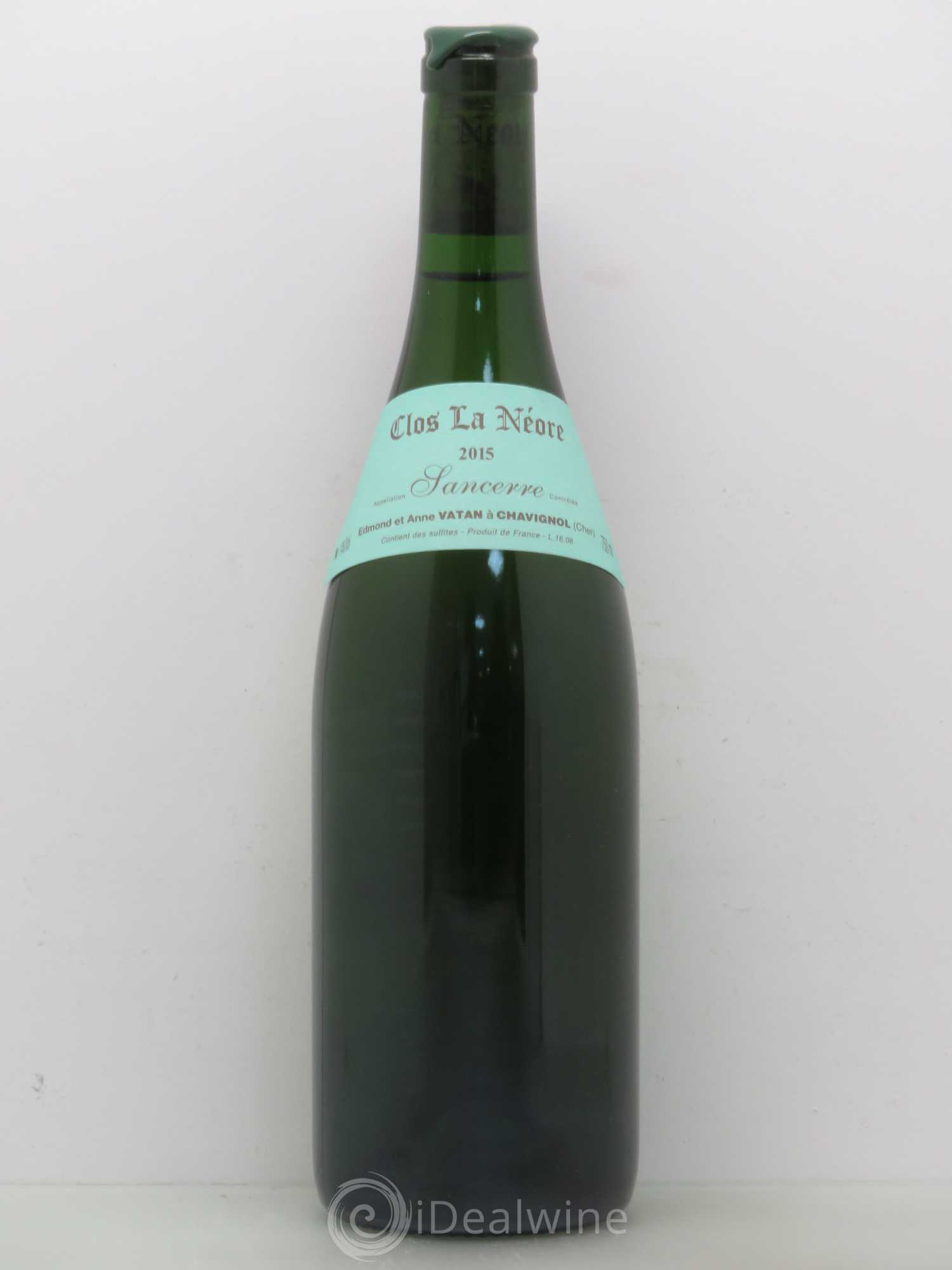 Sancerre Clos la Neore Edmond Vatan 2015 - Lot de 1 bouteille - 0