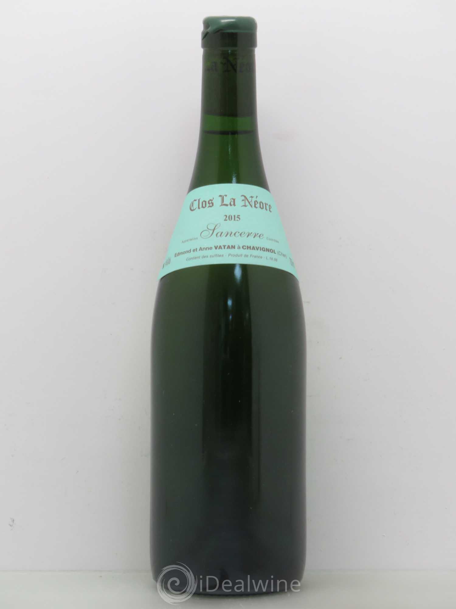 Sancerre Clos la Neore Edmond Vatan 2015 - Lot de 1 bouteille - 0