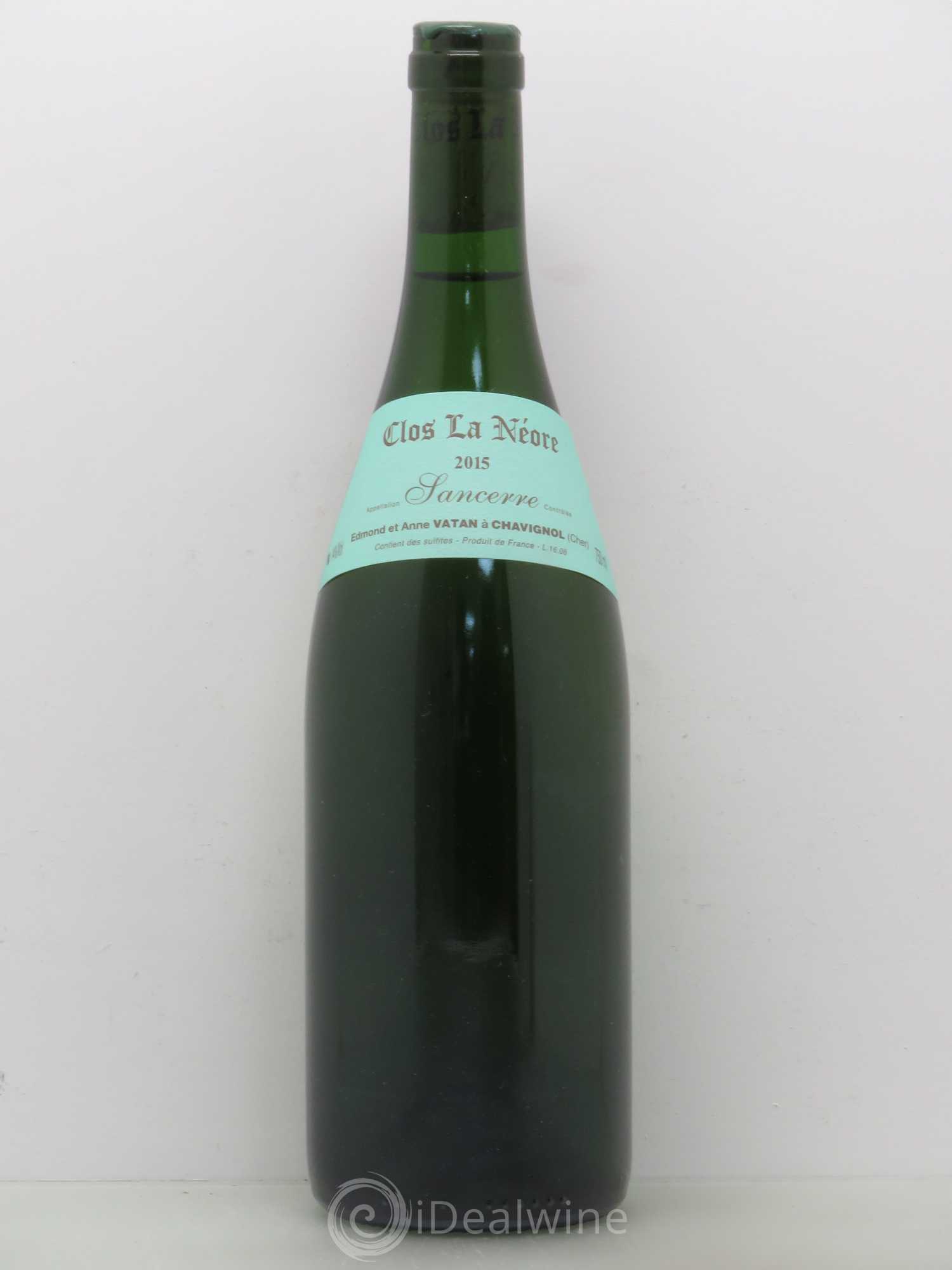 Sancerre Clos la Neore Edmond Vatan 2015 - Lot de 1 bouteille - 0