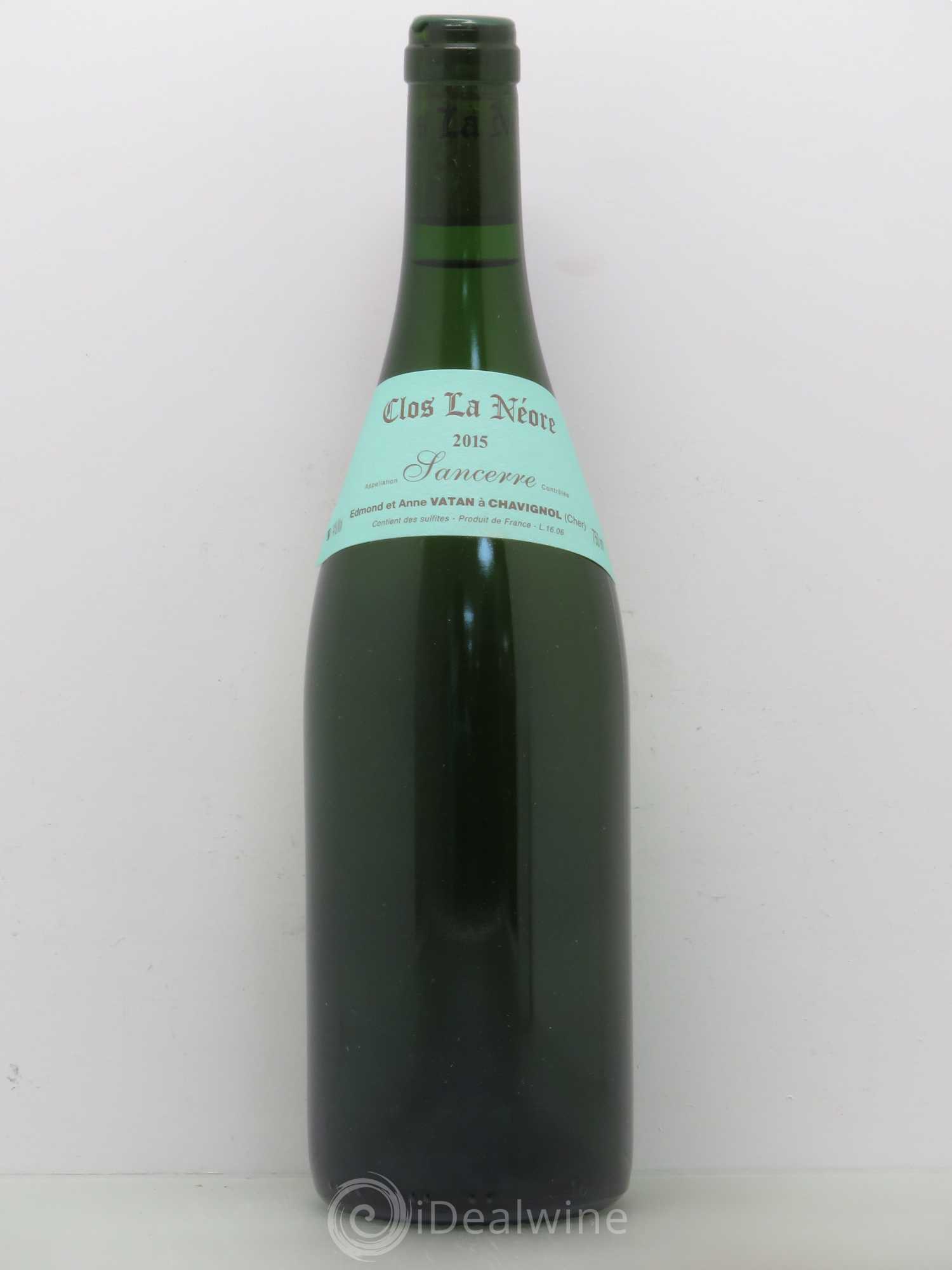 Sancerre Clos la Neore Edmond Vatan 2015 - Lot de 1 bouteille - 0