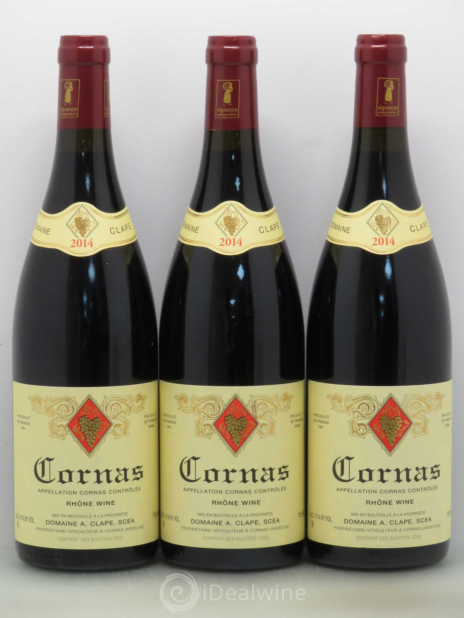 Cornas Auguste Clape 2014 - Lot de 3 bouteilles - 0