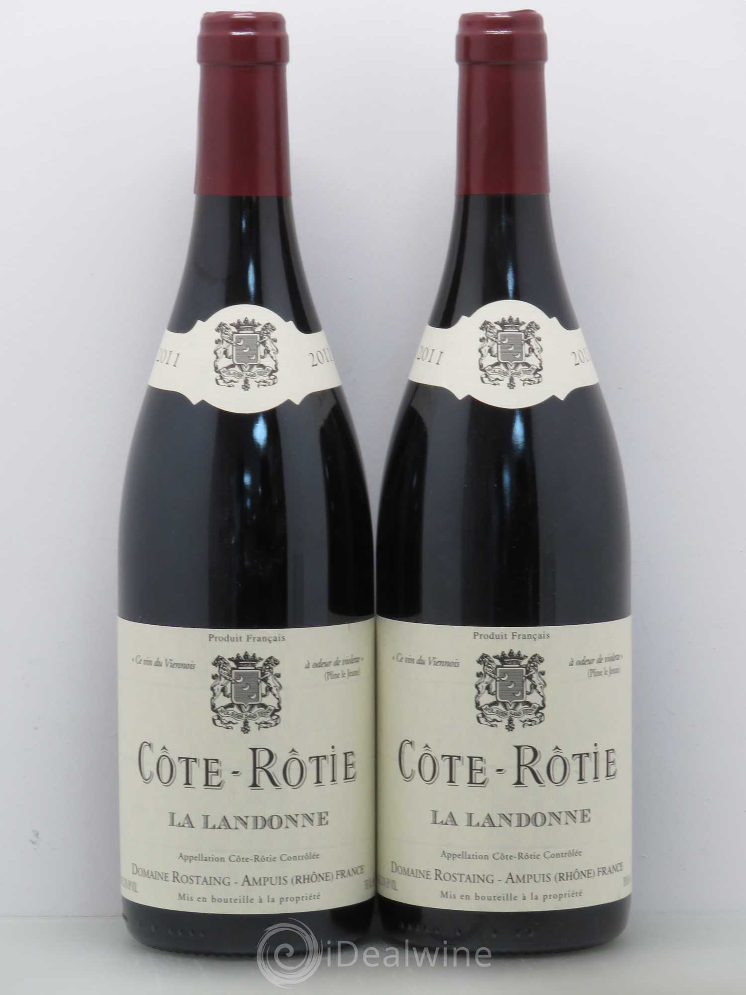 Côte-Rôtie La Landonne René Rostaing 2011 - Lot of 2 bottles - 0