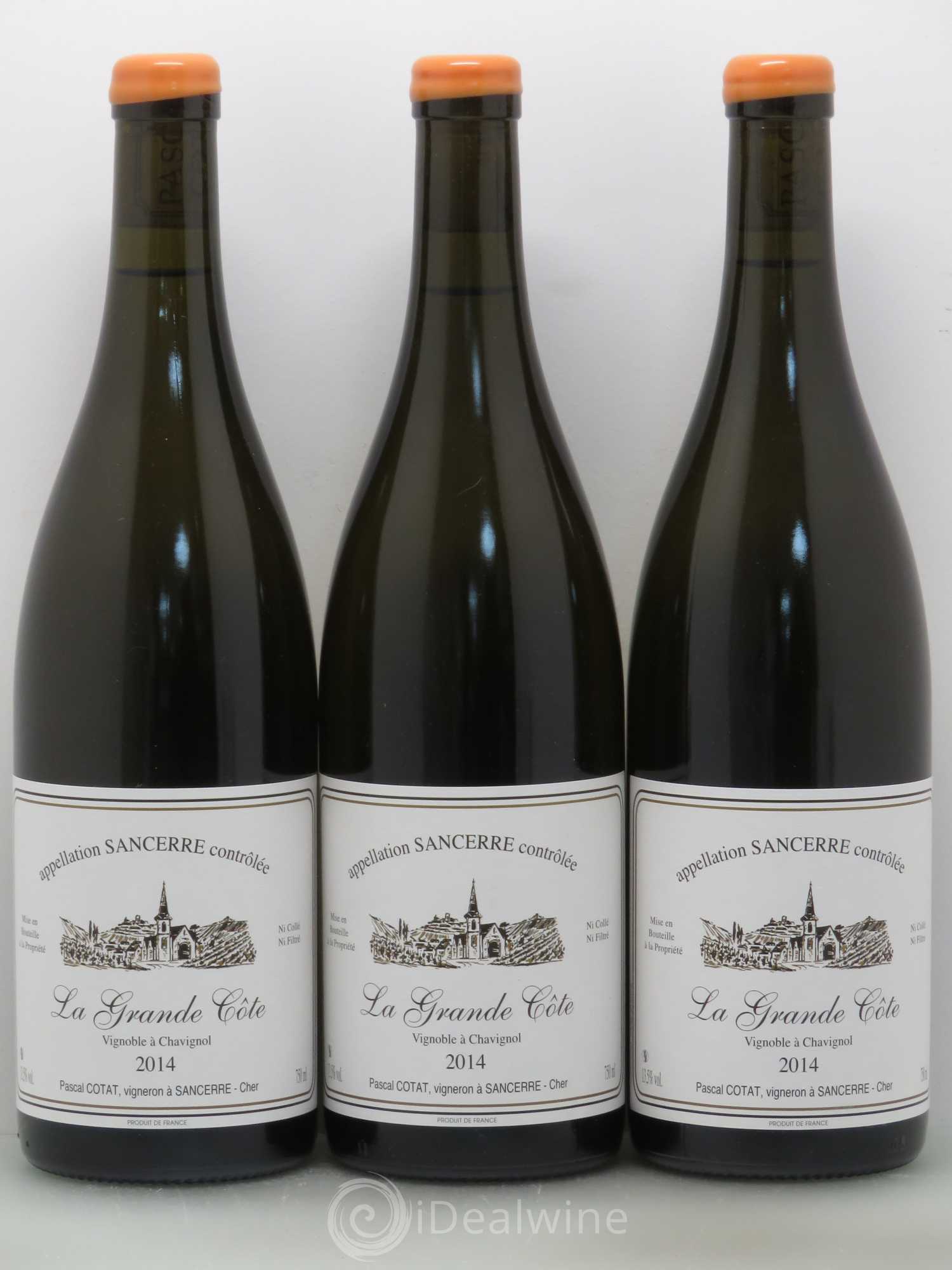 Sancerre Grande Côte Pascal Cotat 2014 - Posten von 6 Flaschen - 1