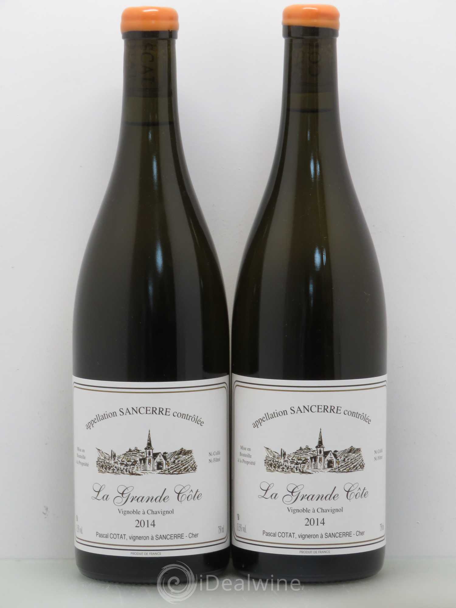 Sancerre Grande Côte Pascal Cotat 2014 - Posten von 2 Flaschen - 0