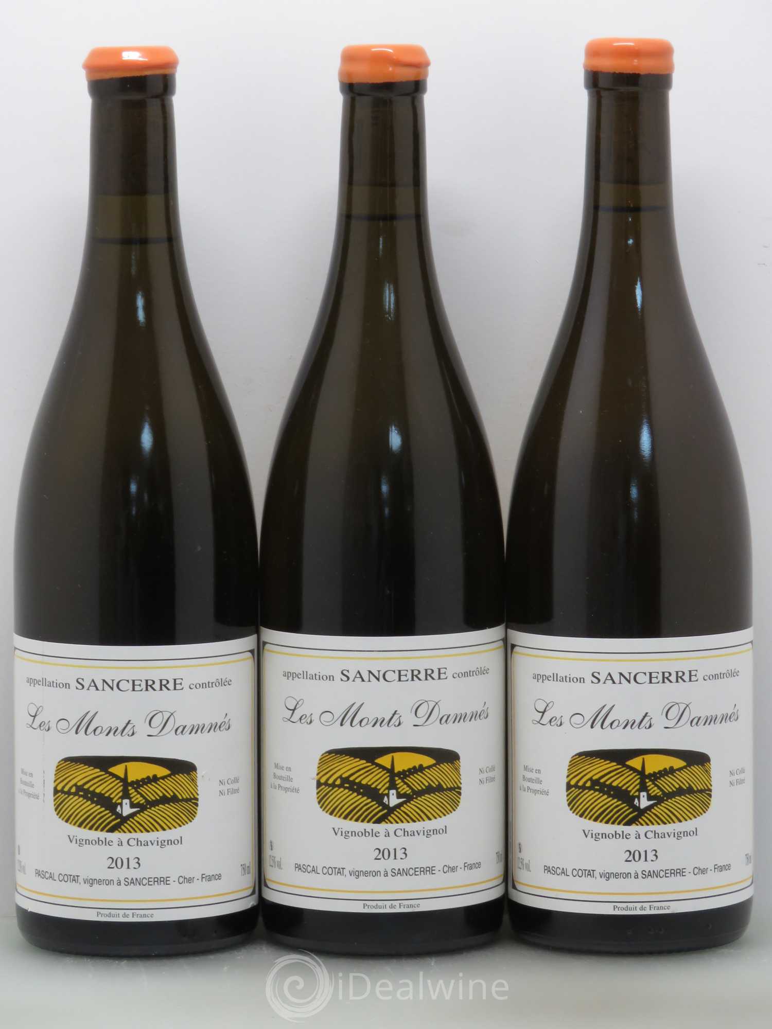 Sancerre Monts Damnes Pascal Cotat 2013 - Posten von 6 Flaschen - 1