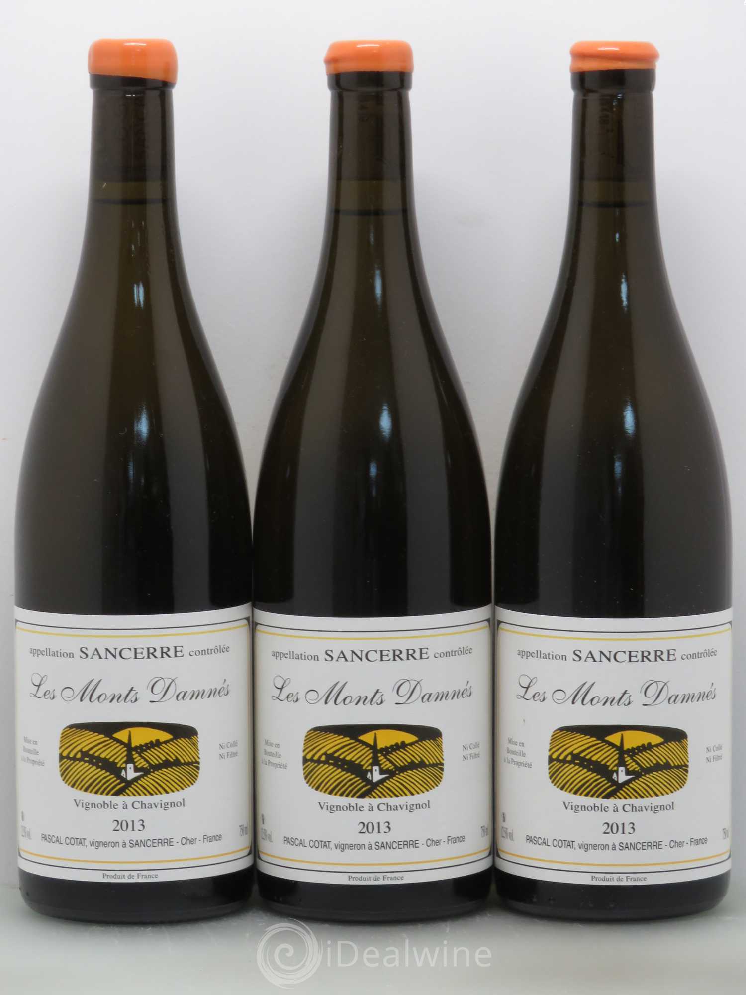 Sancerre Monts Damnes Pascal Cotat 2013 - Posten von 6 Flaschen - 2
