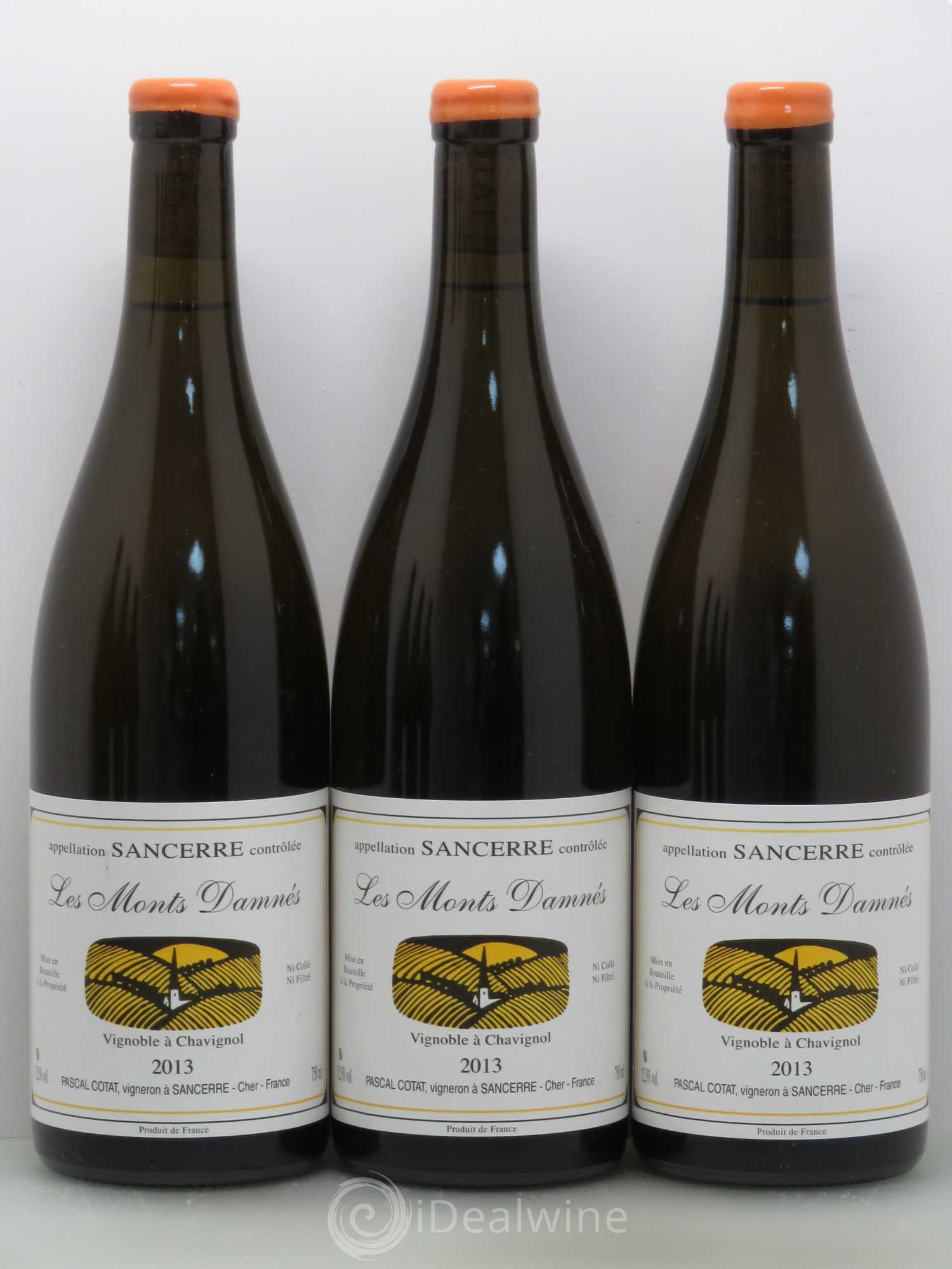 Sancerre Monts Damnes Pascal Cotat 2013 - Posten von 6 Flaschen - 1