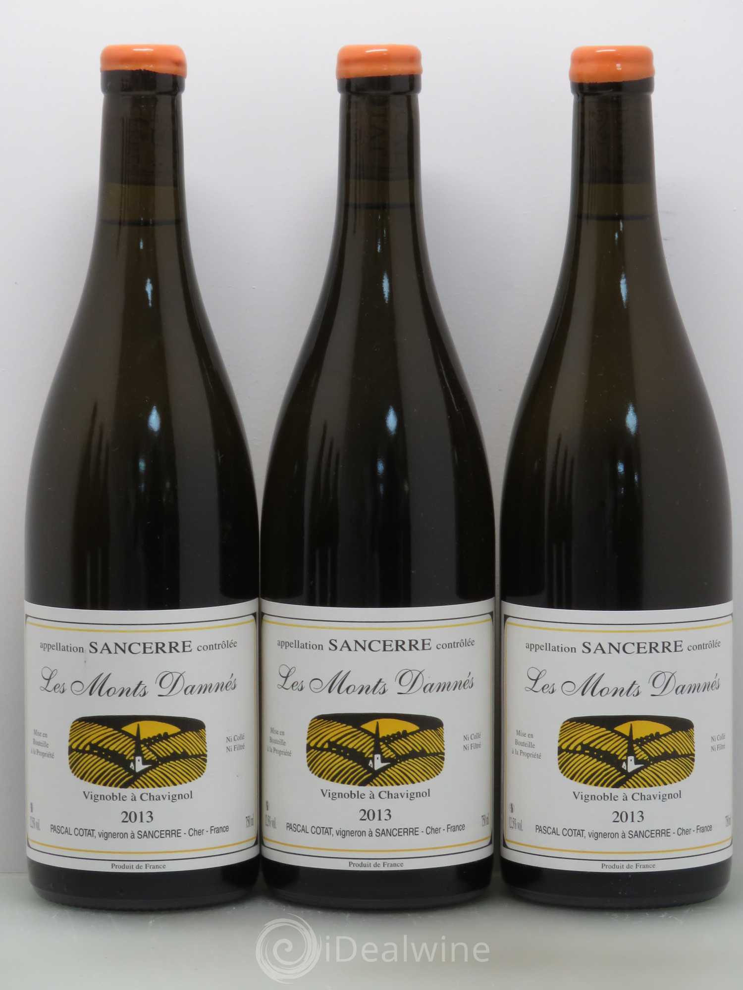 Sancerre Monts Damnes Pascal Cotat 2013 - Posten von 6 Flaschen - 2